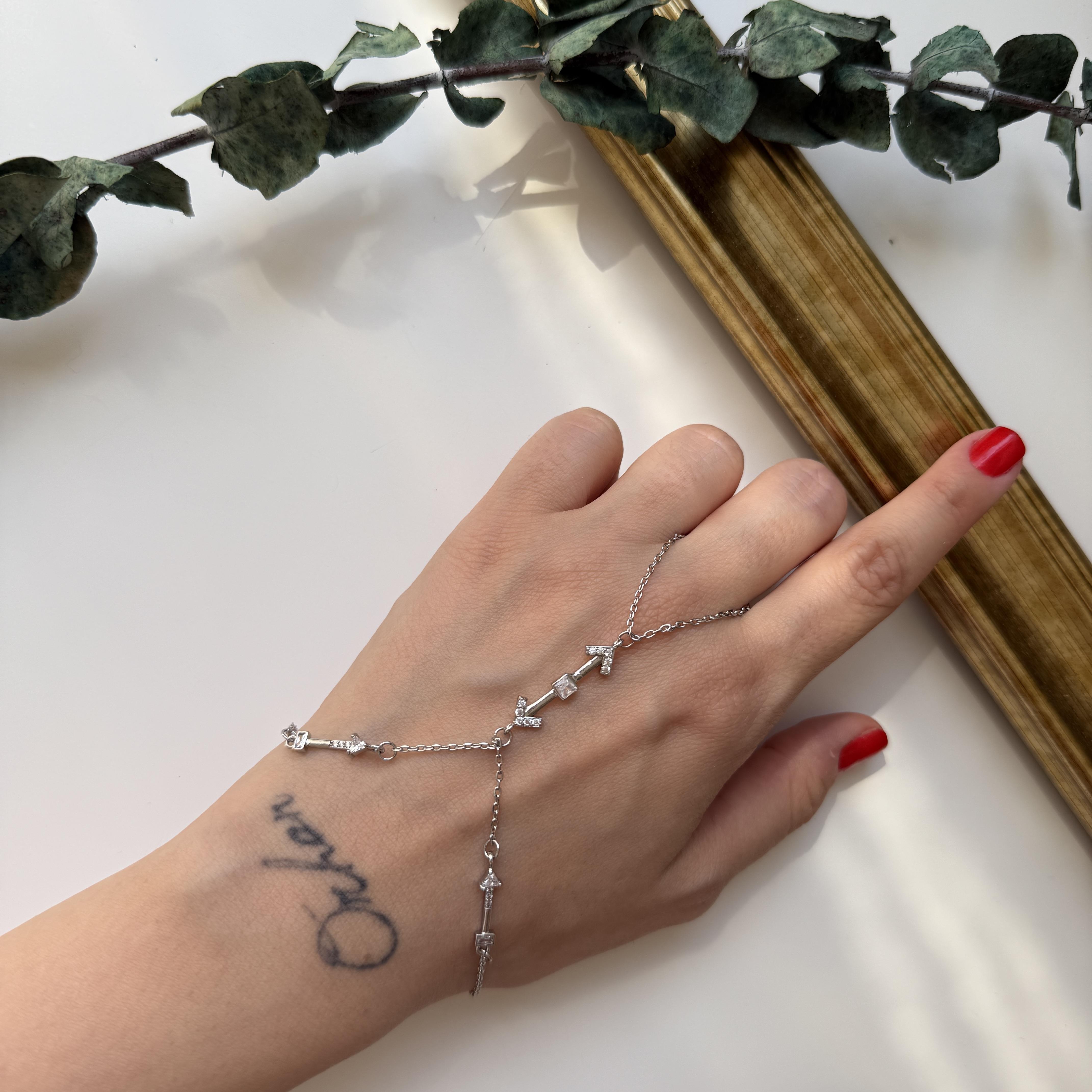 Silver Taşlı Ok Şahmeran