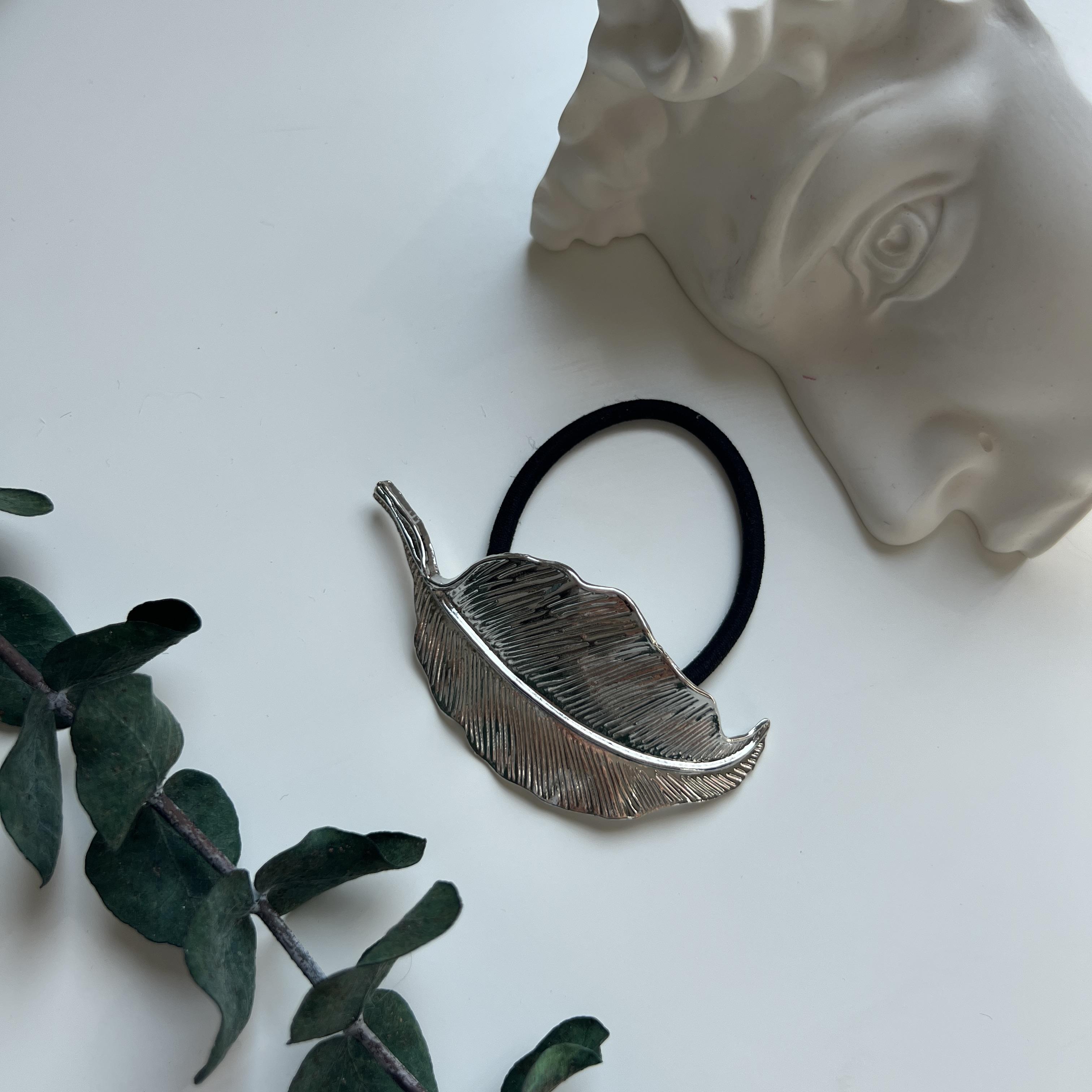 Silver Yaprak Lastik Toka