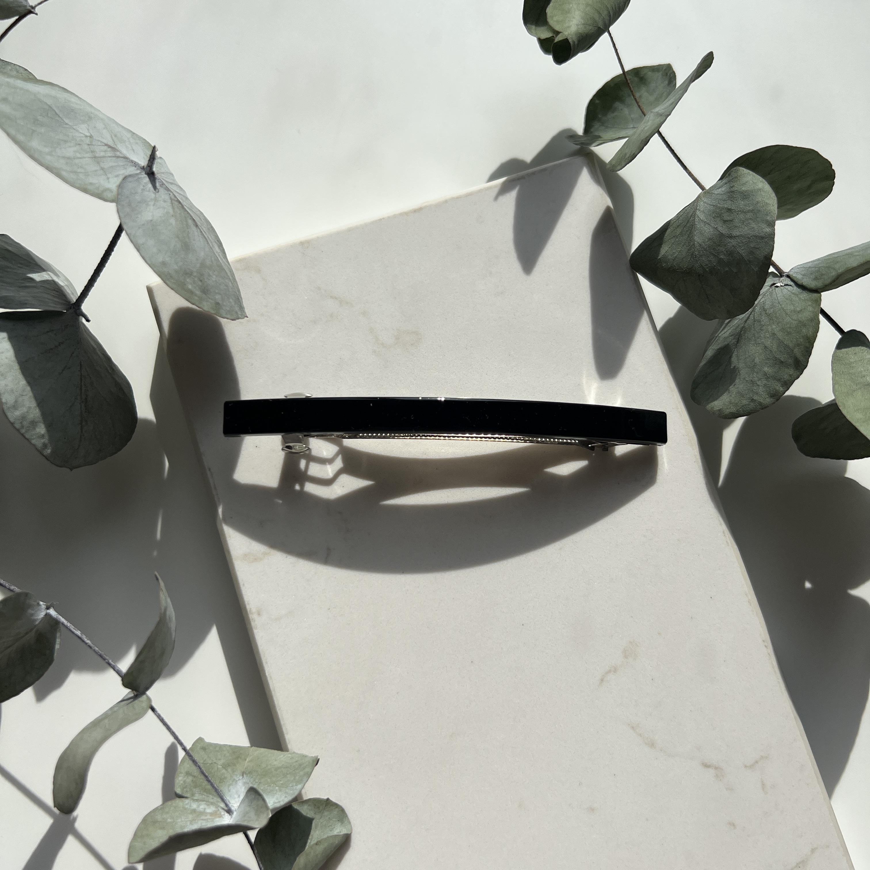 Siyah İnce Otomatik Toka