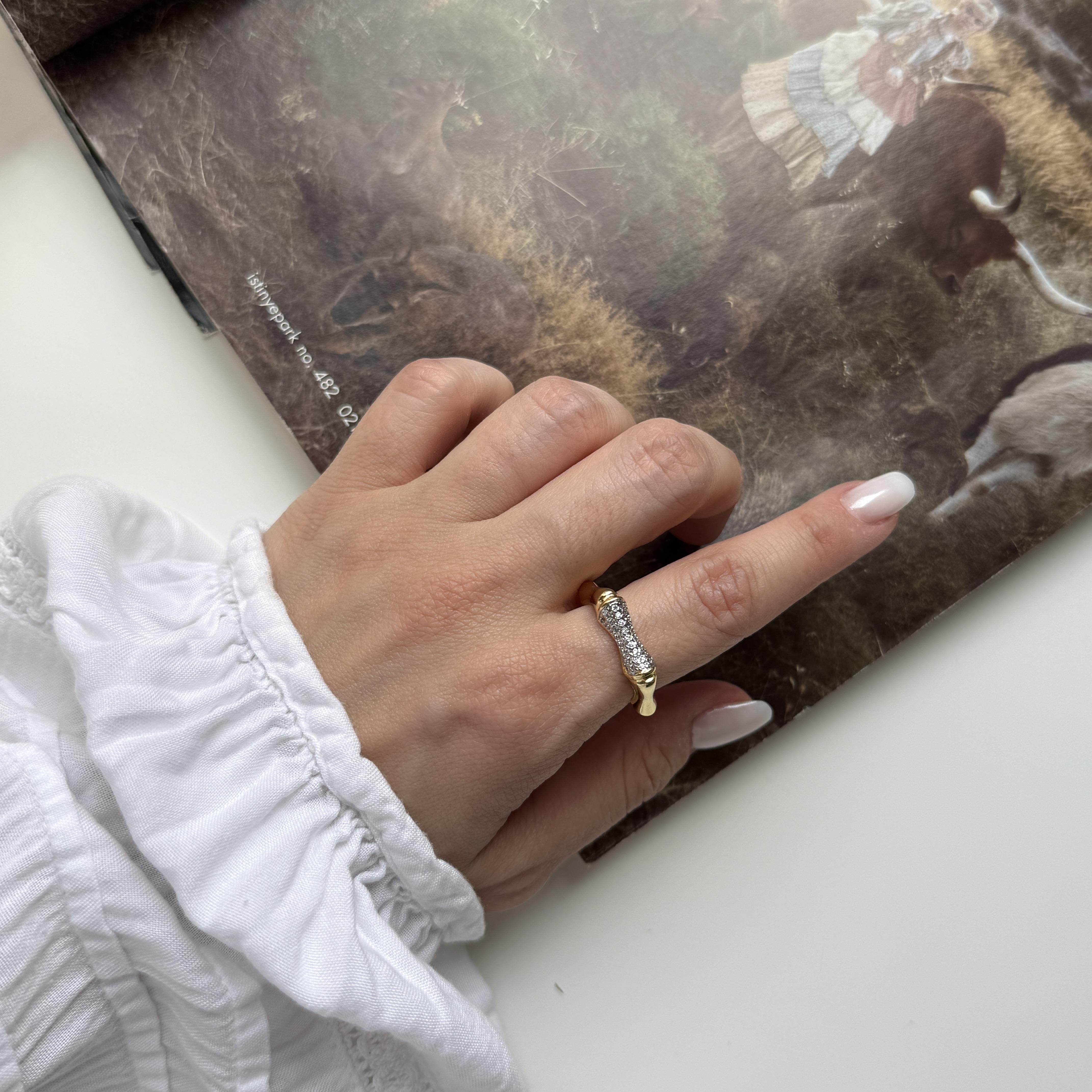 Taşlı Kemik Yüzük