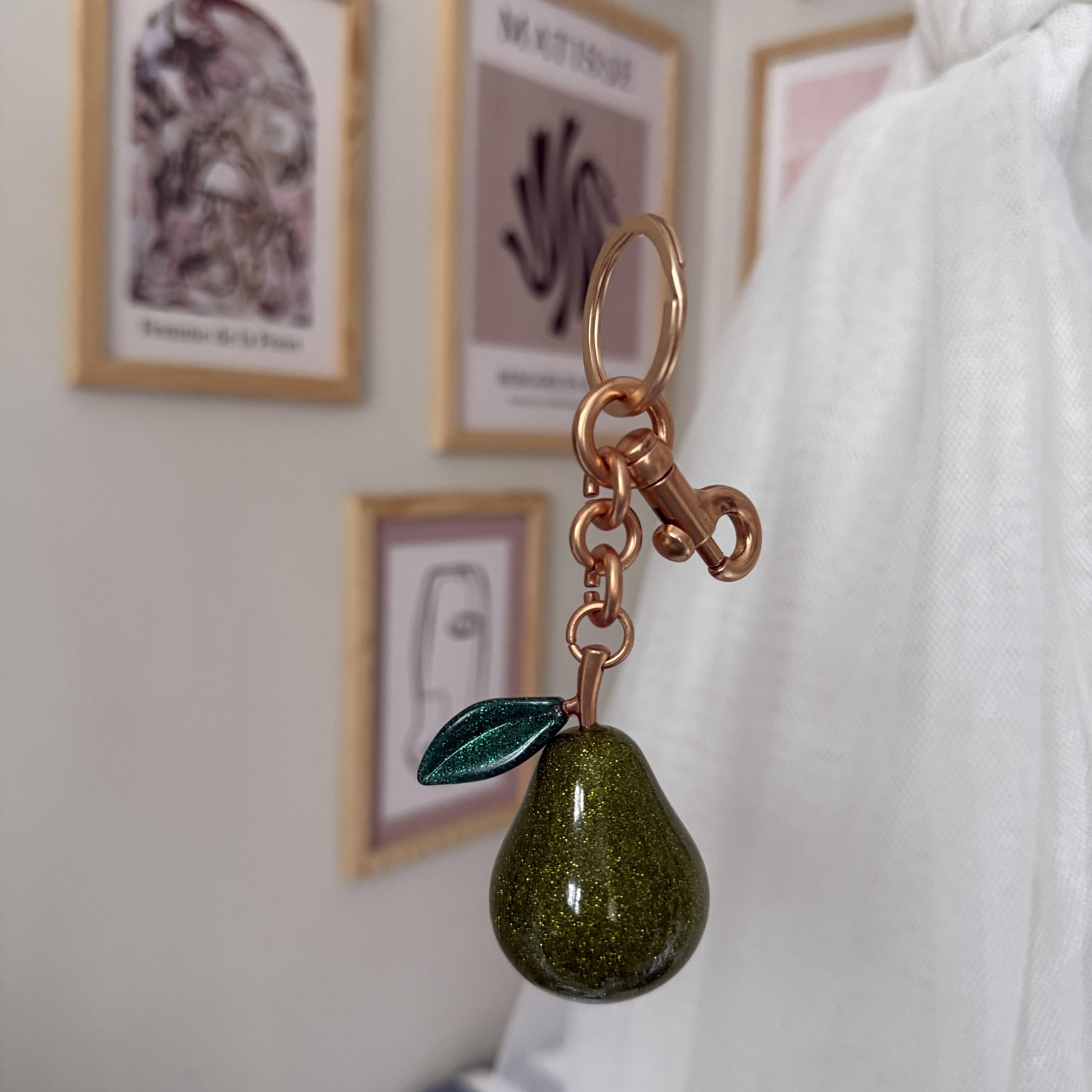 Yeşil Armut Çanta Aksesuarı&Anahtarlık