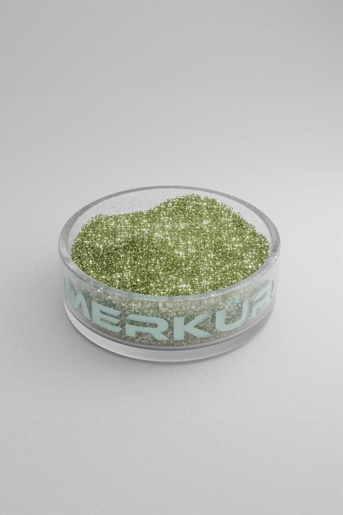 Fıstık Yeşili Renk Toz Sim Glitter 500GR - Nakış Market