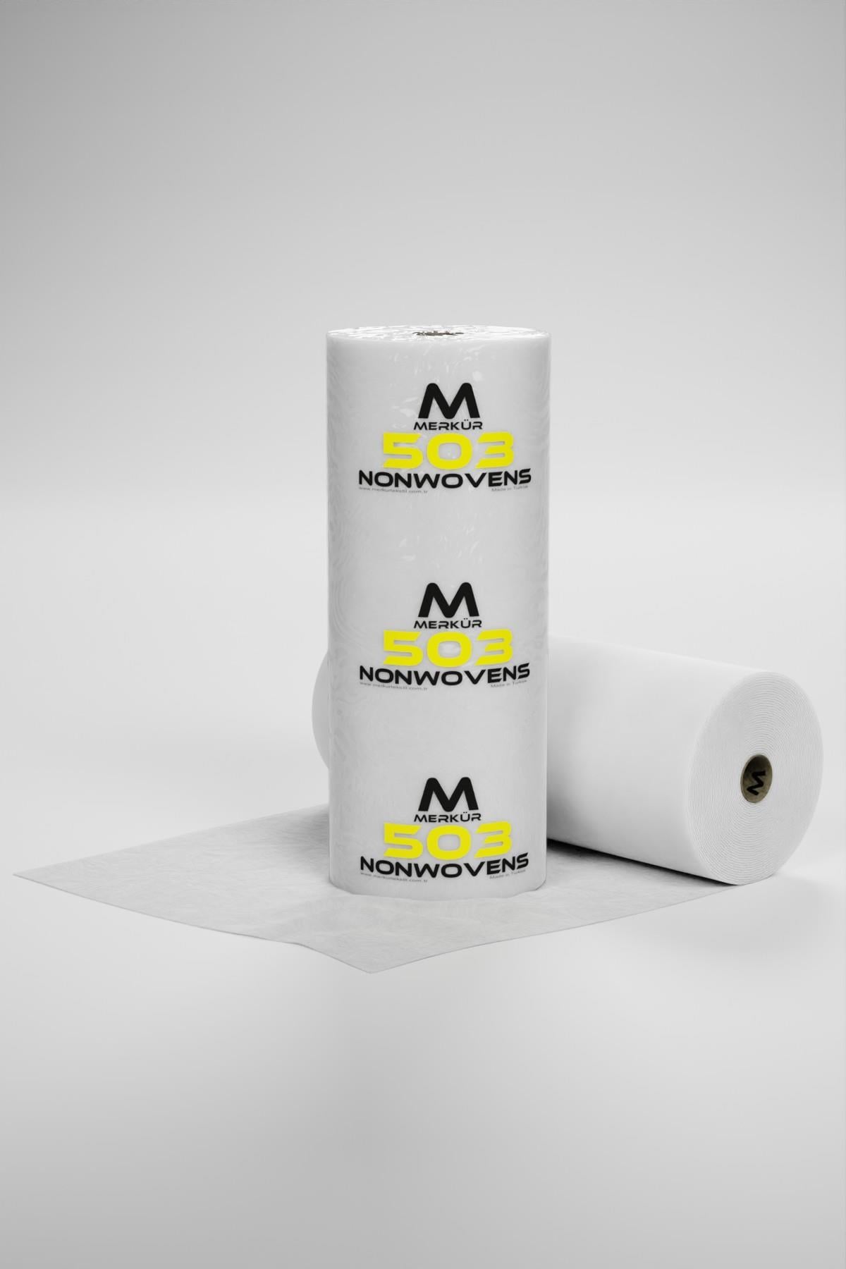 Merkür Nonwovens 503/90CM Spreyli Siyah Nakış Telası  - 500MT