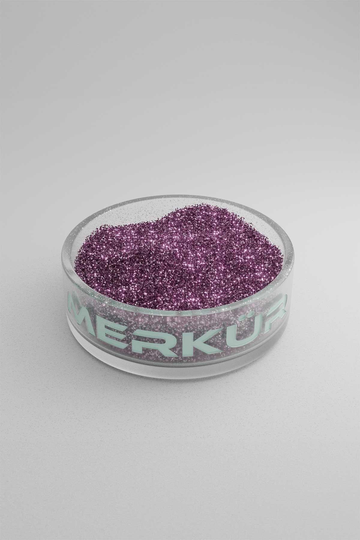 Mürdüm Renk Toz Sim Glitter 1Kg