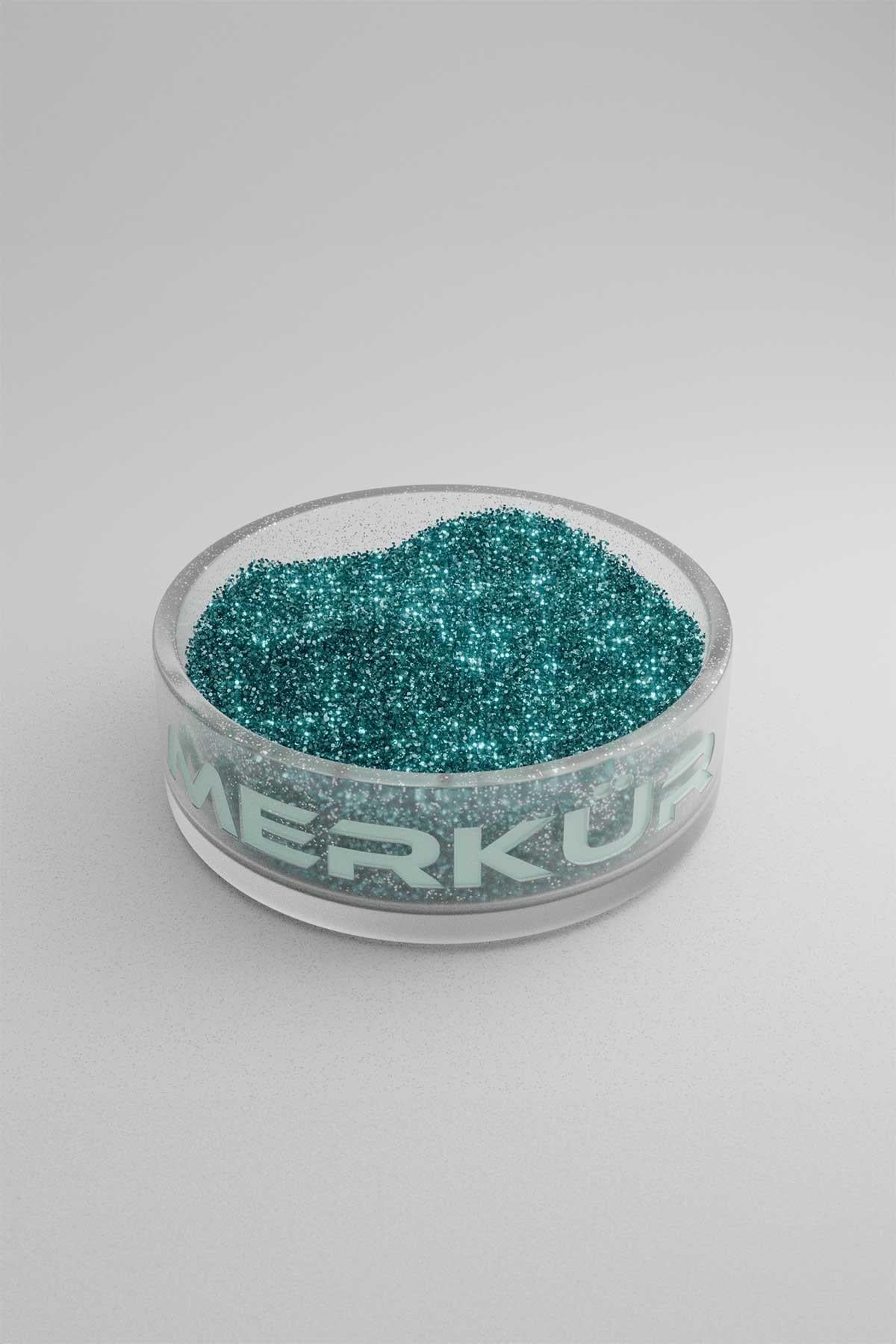 Petrol Yeşili Renk Toz Sim Glitter 500GR - Nakış Market