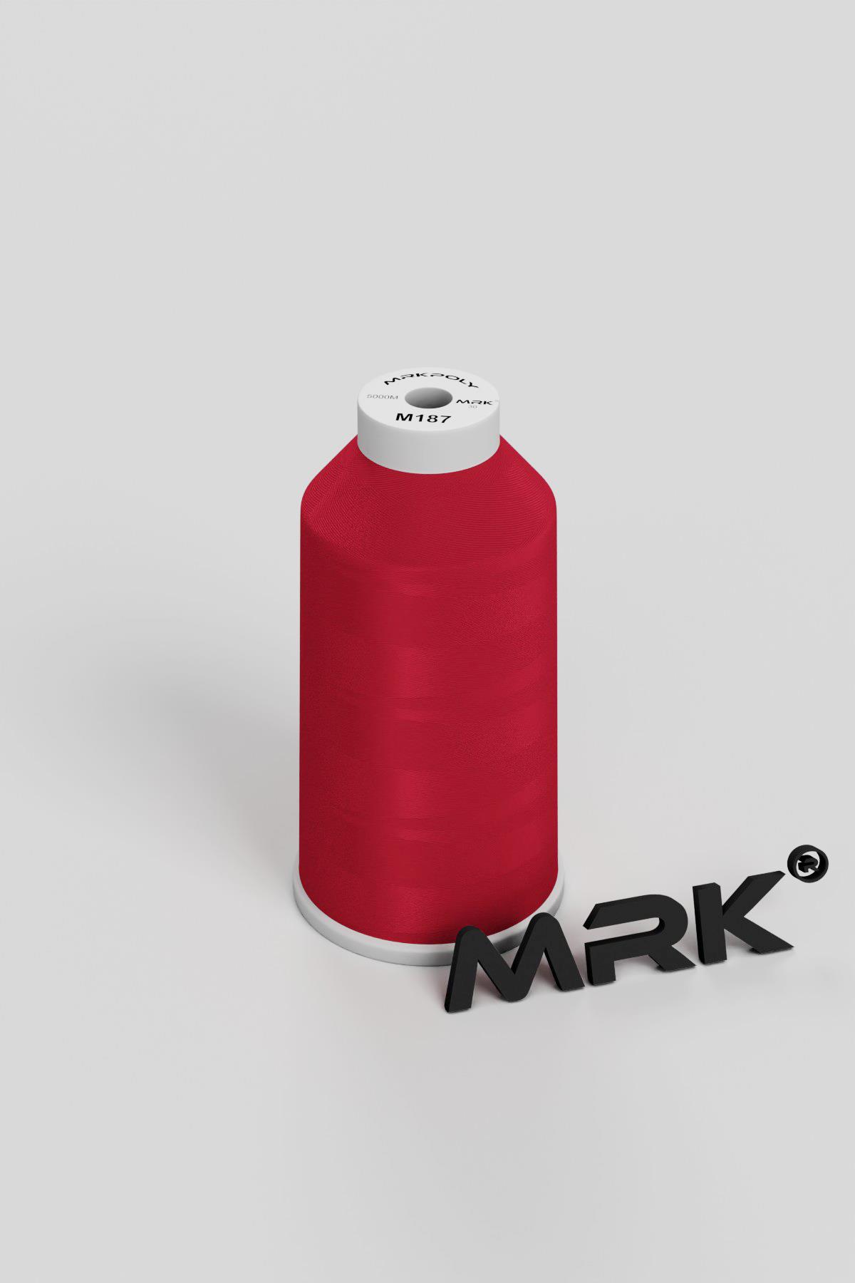 Polyester Nakış İpilik Kırmızı - 5000MT  