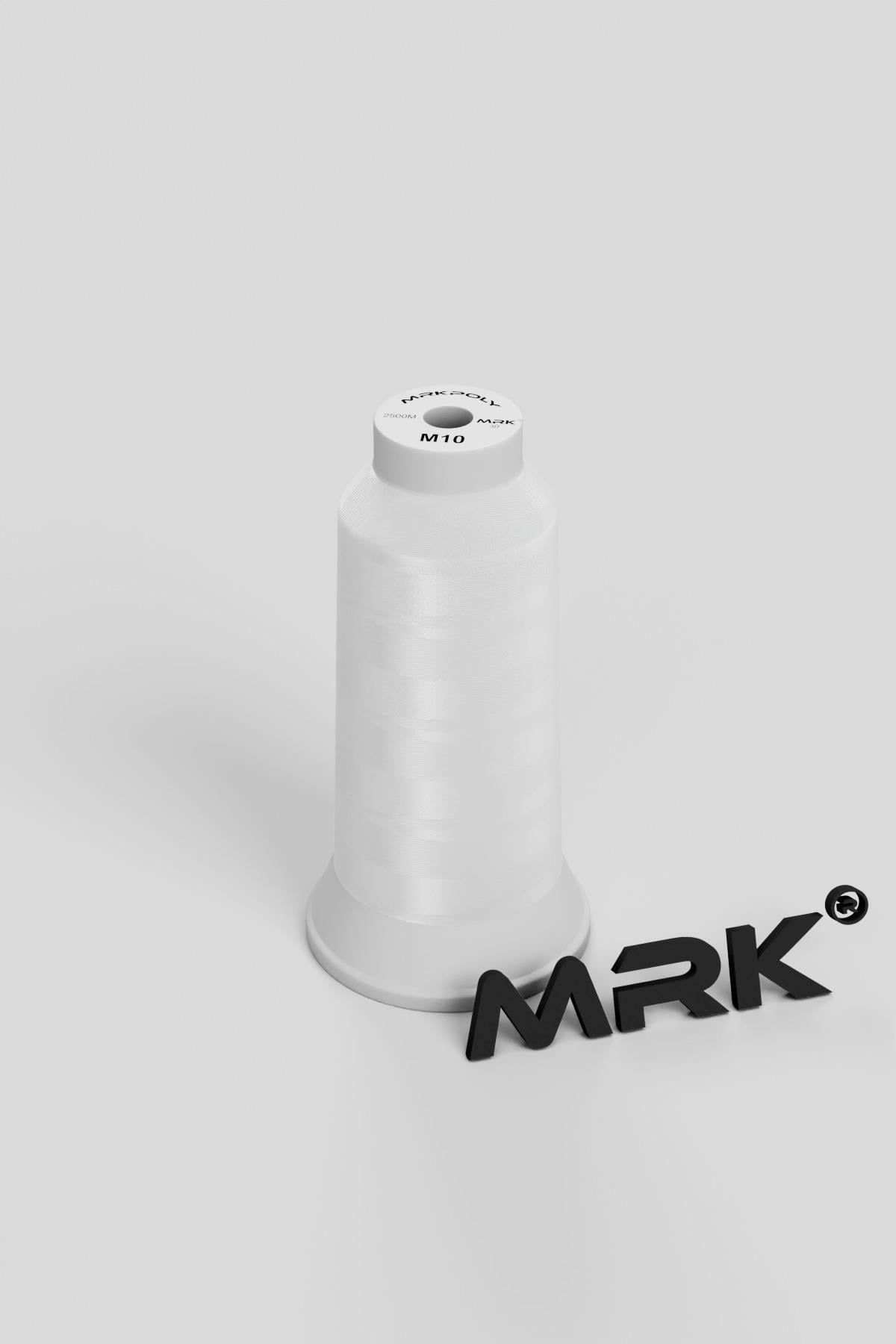 Polyester Nakış İplik Beyaz 2500MT