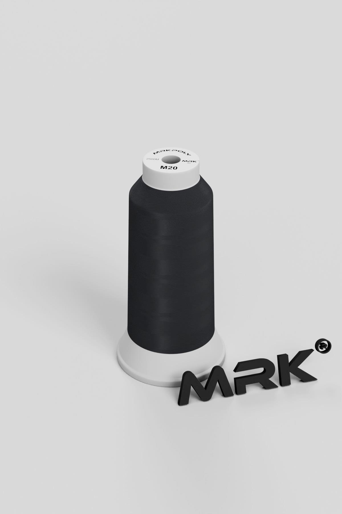 Polyester Nakış İplik Siyah Petrol 