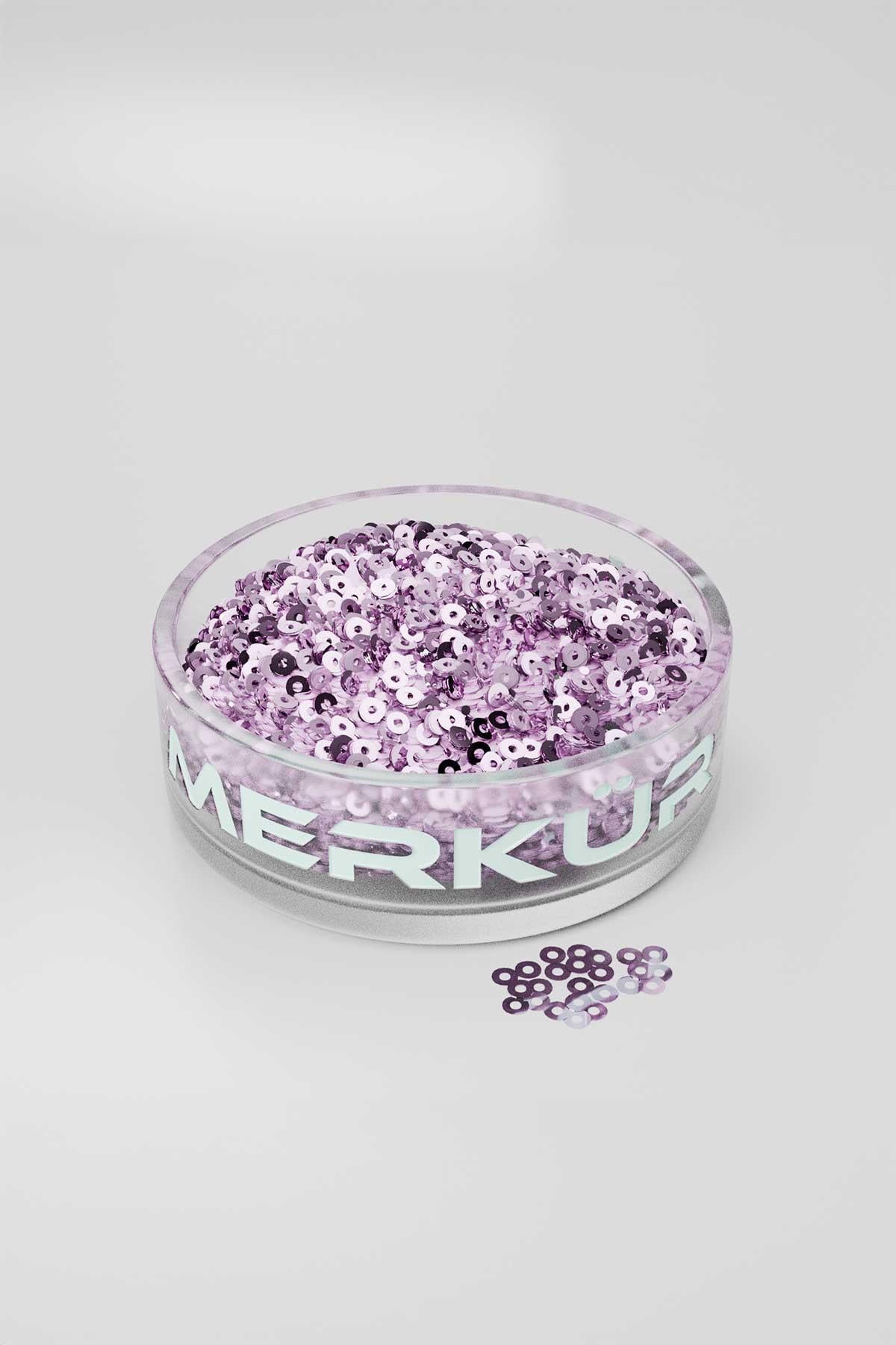 3 mm Ortadan Delik Dökme Pul Payet Barbie Pembe 1000gr