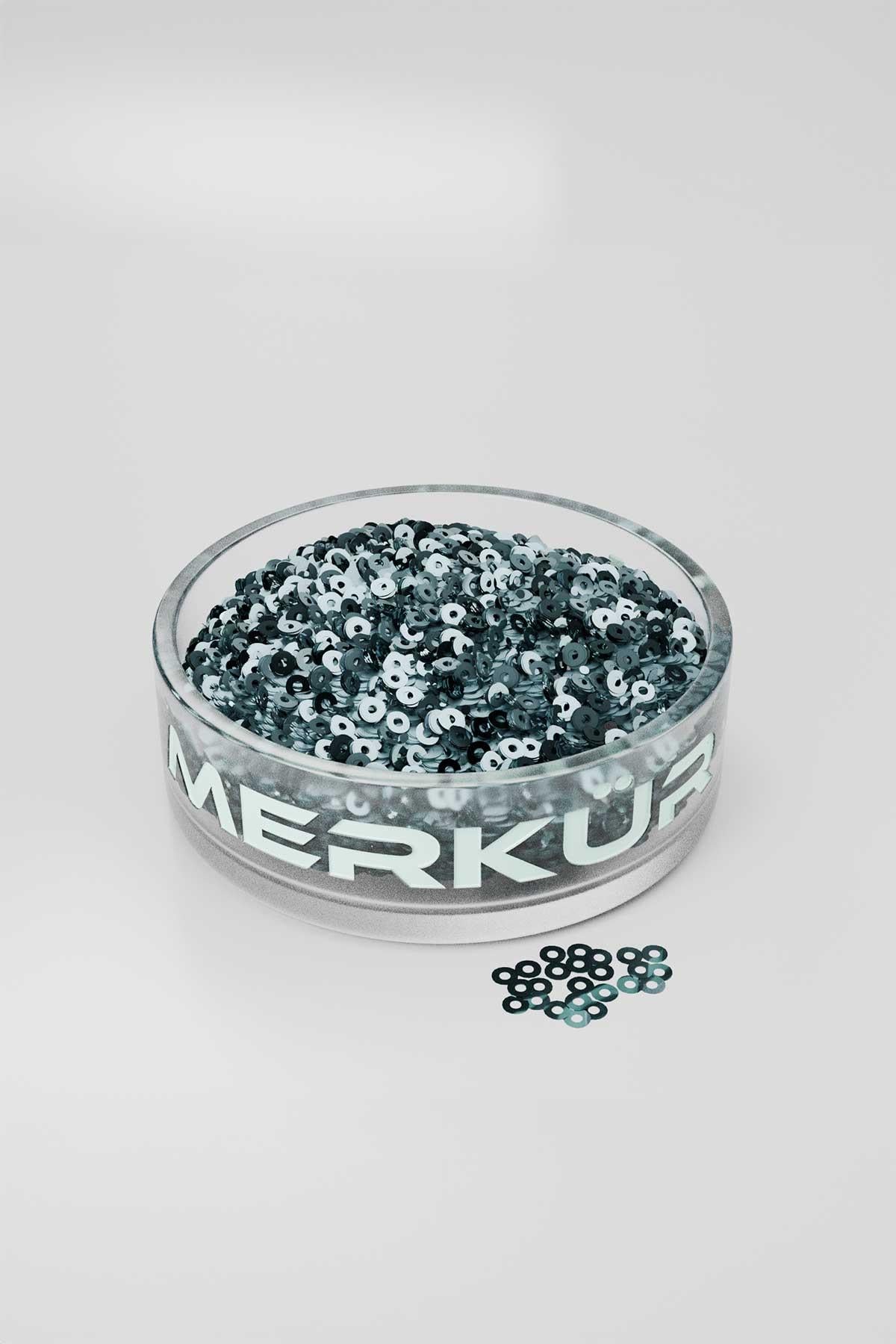 3 mm Ortadan Delik Dökme Pul Payet Gece Mavisi 1000gr