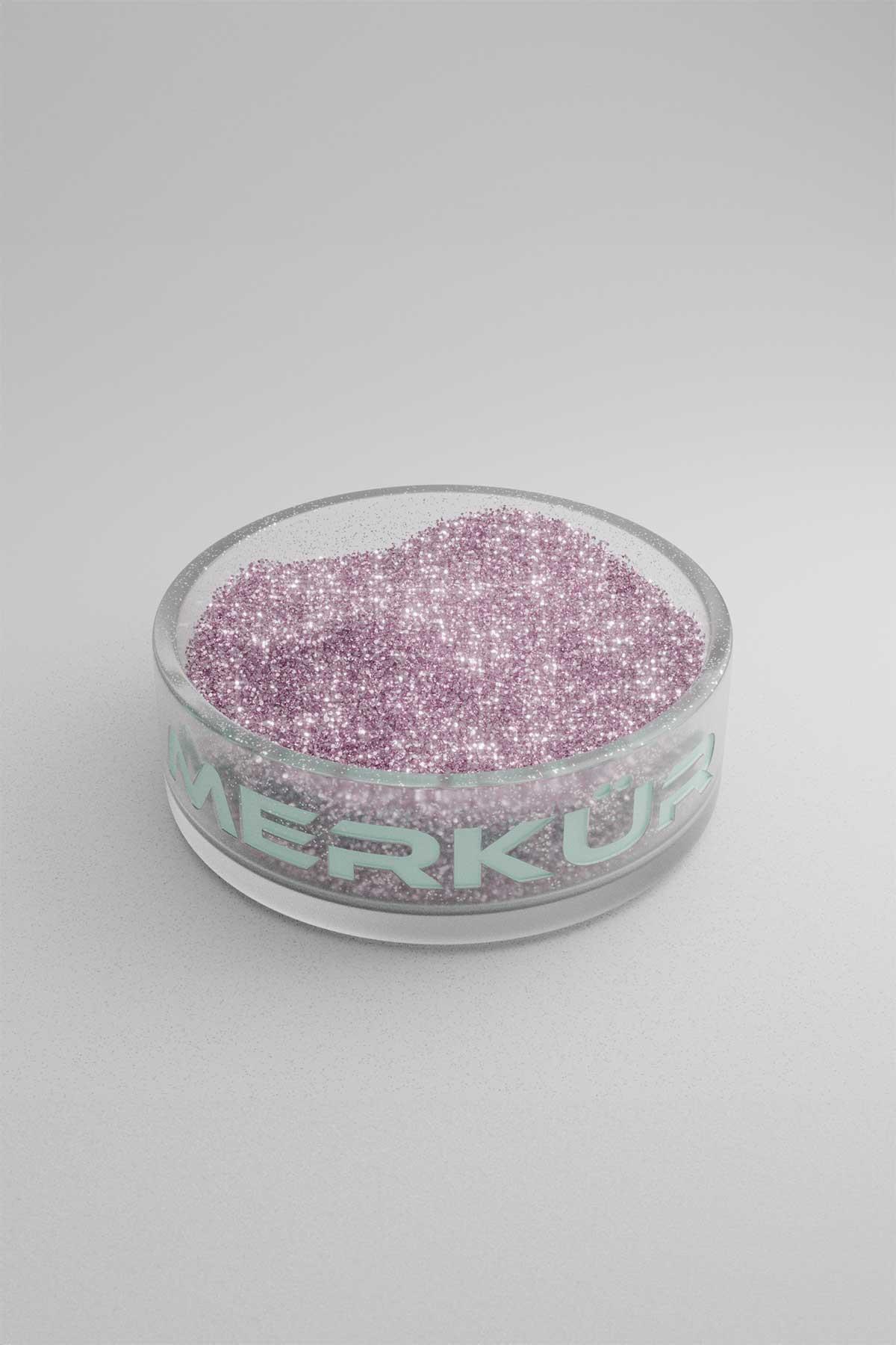 Açık Pembe Renk Toz Sim Glitter 1Kg