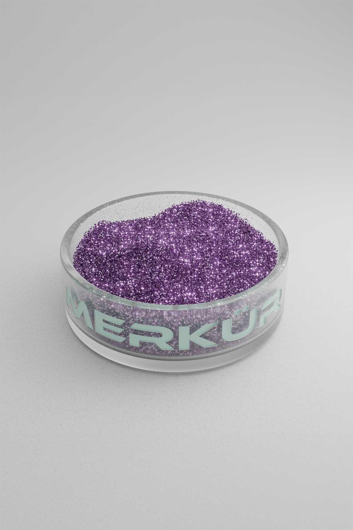 Eflatun Mor Renk Toz Sim Glitter 1Kg