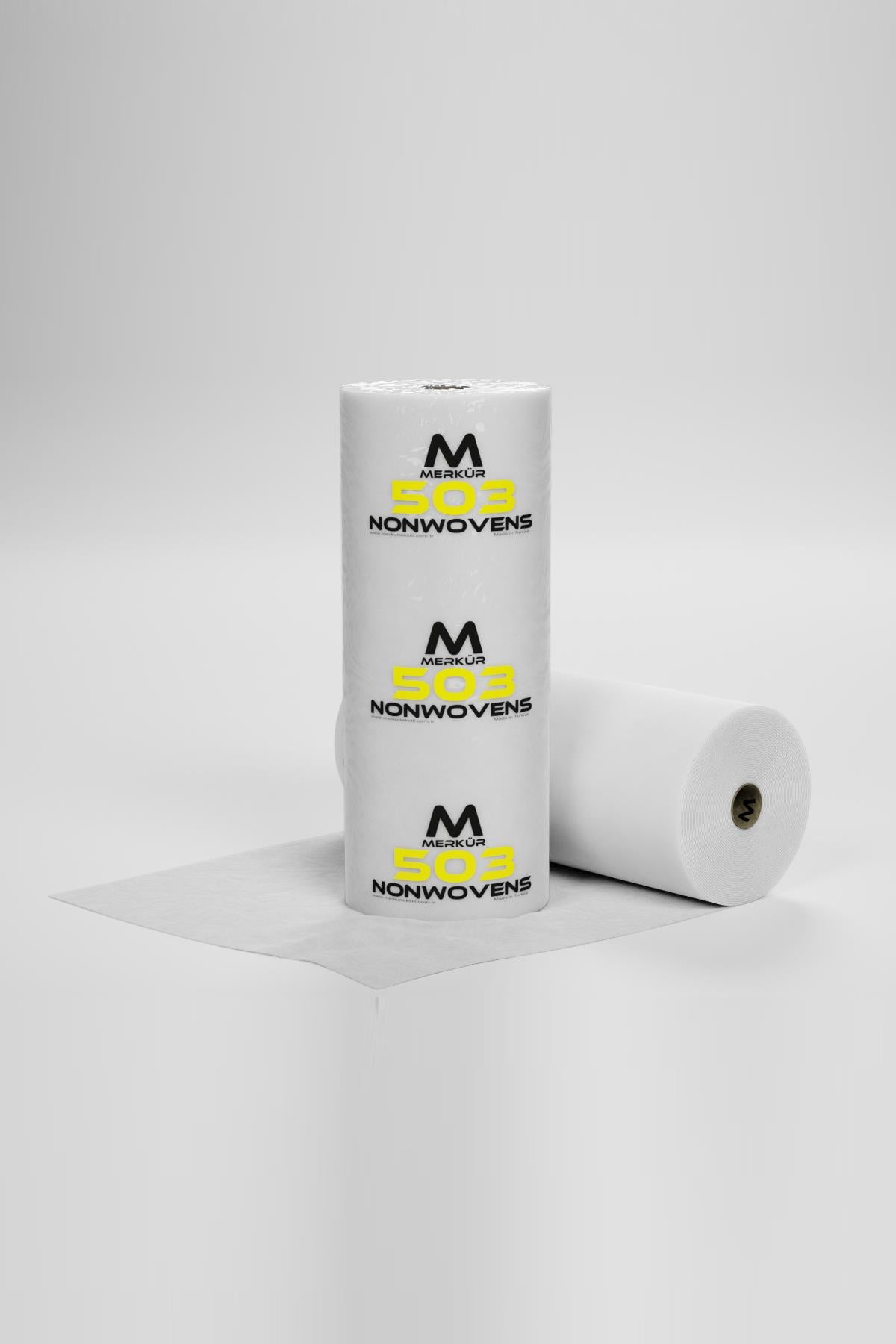 Merkür Nonwovens 503/70Cm Beyaz Nakış Telası 500Mt