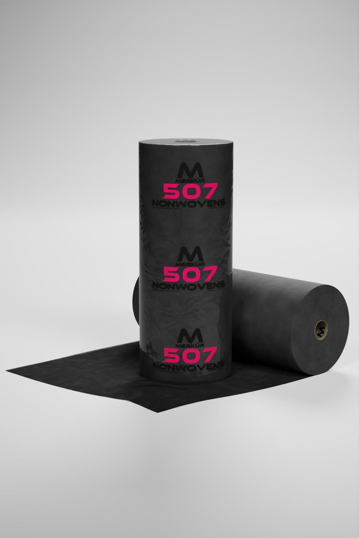 Merkür Nonwovens 507/80CM Siyah Nakış Telası  - 300MT