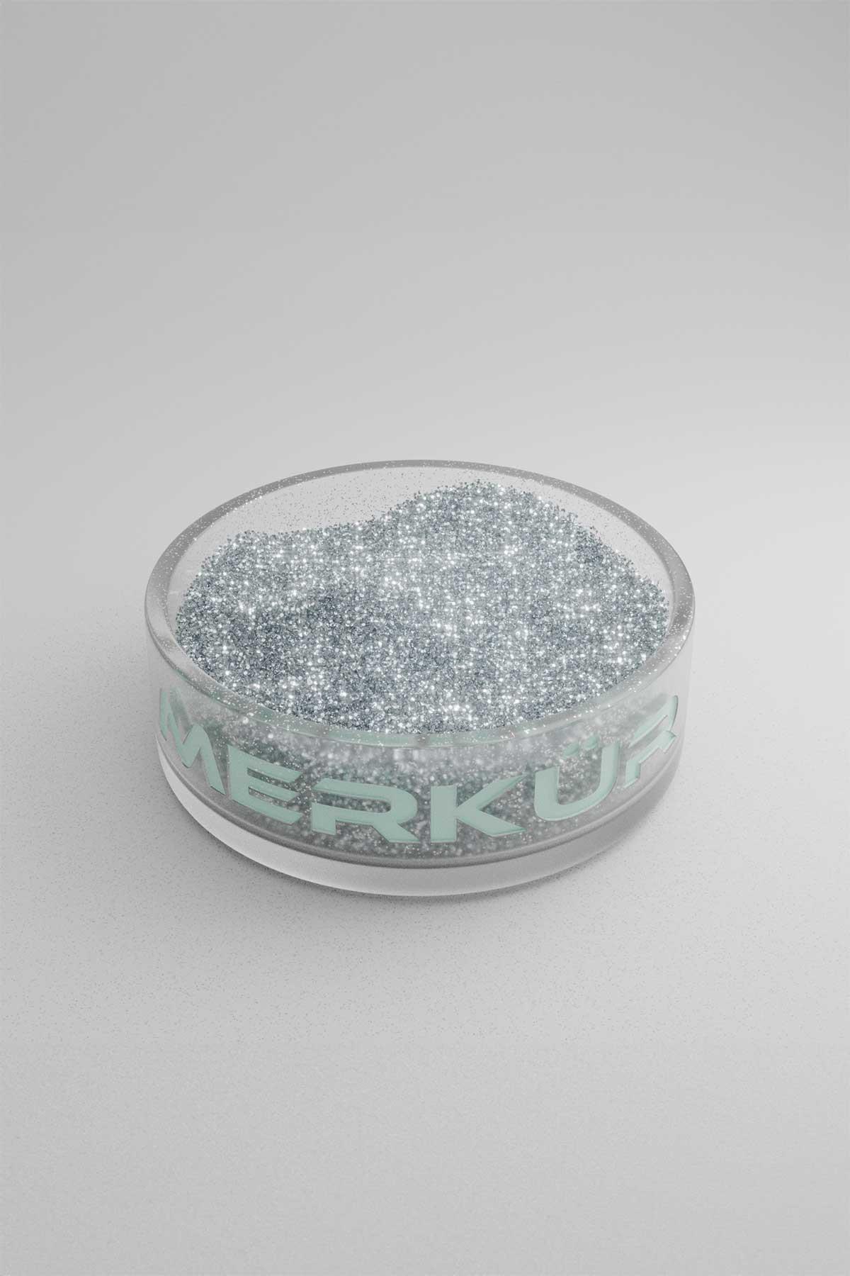 Parlak Gümüş Renk Toz Sim Glitter 1Kg