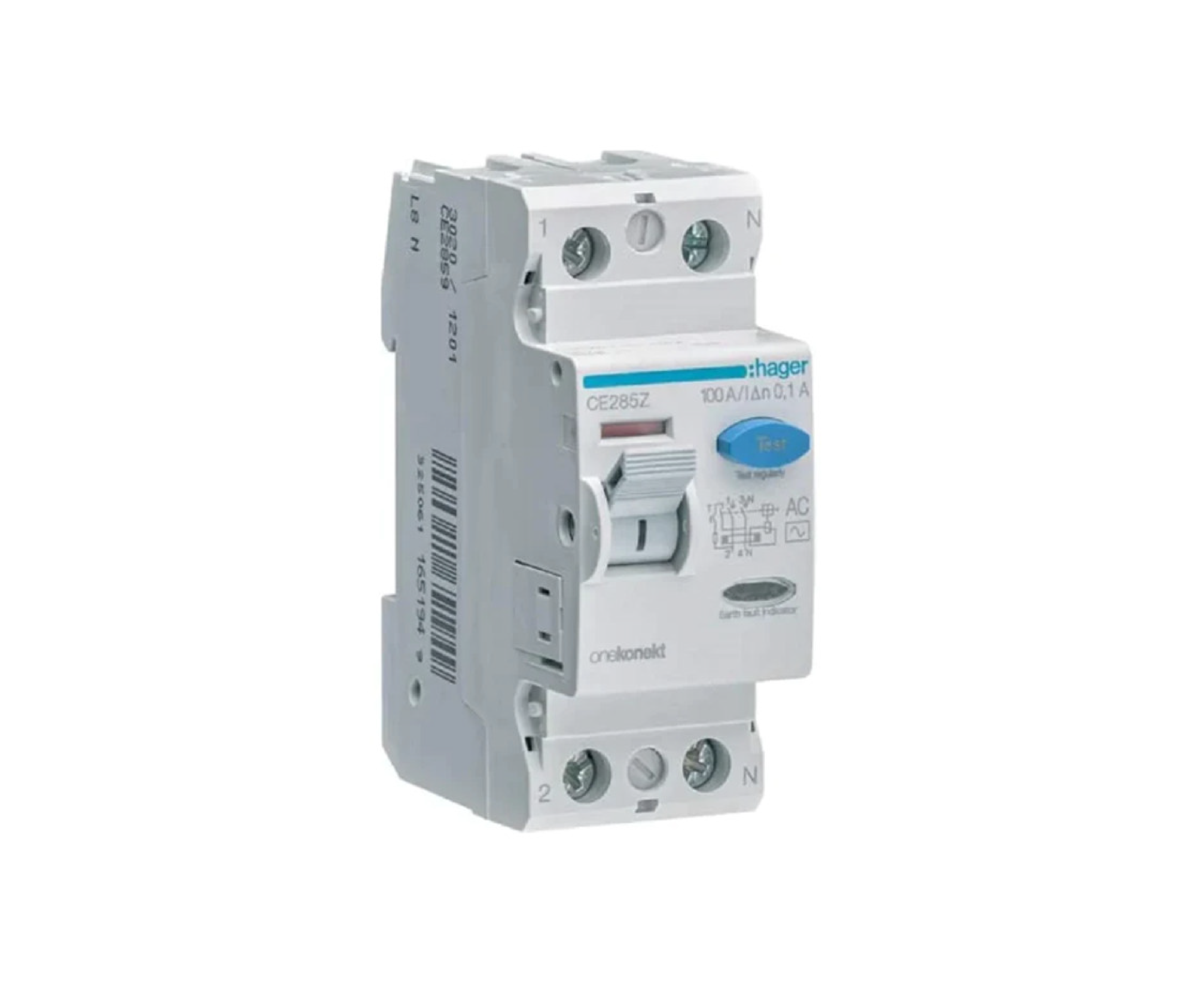 2P 100A 30mA AC Tip KAR