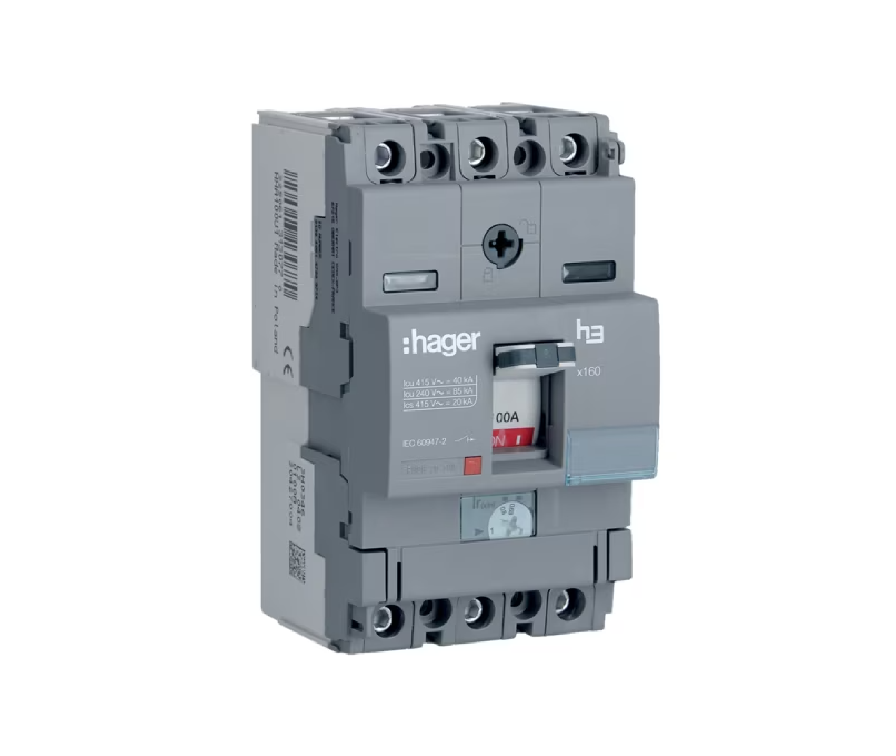 3P 40kA 100A ayr/sbt Kompak Şalter x160