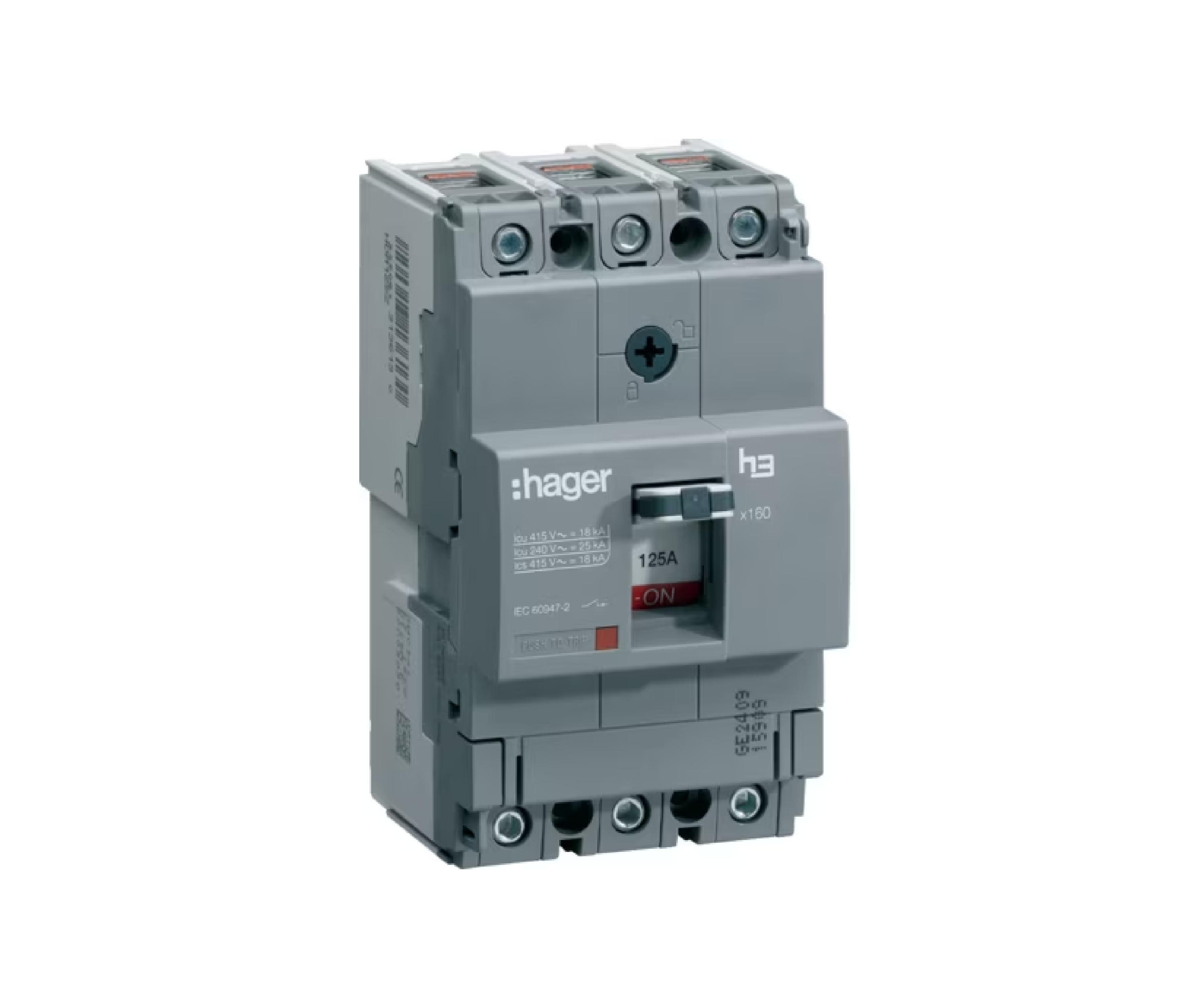 3P 40kA 125A ayr/sbt Kompak Şalter x160
