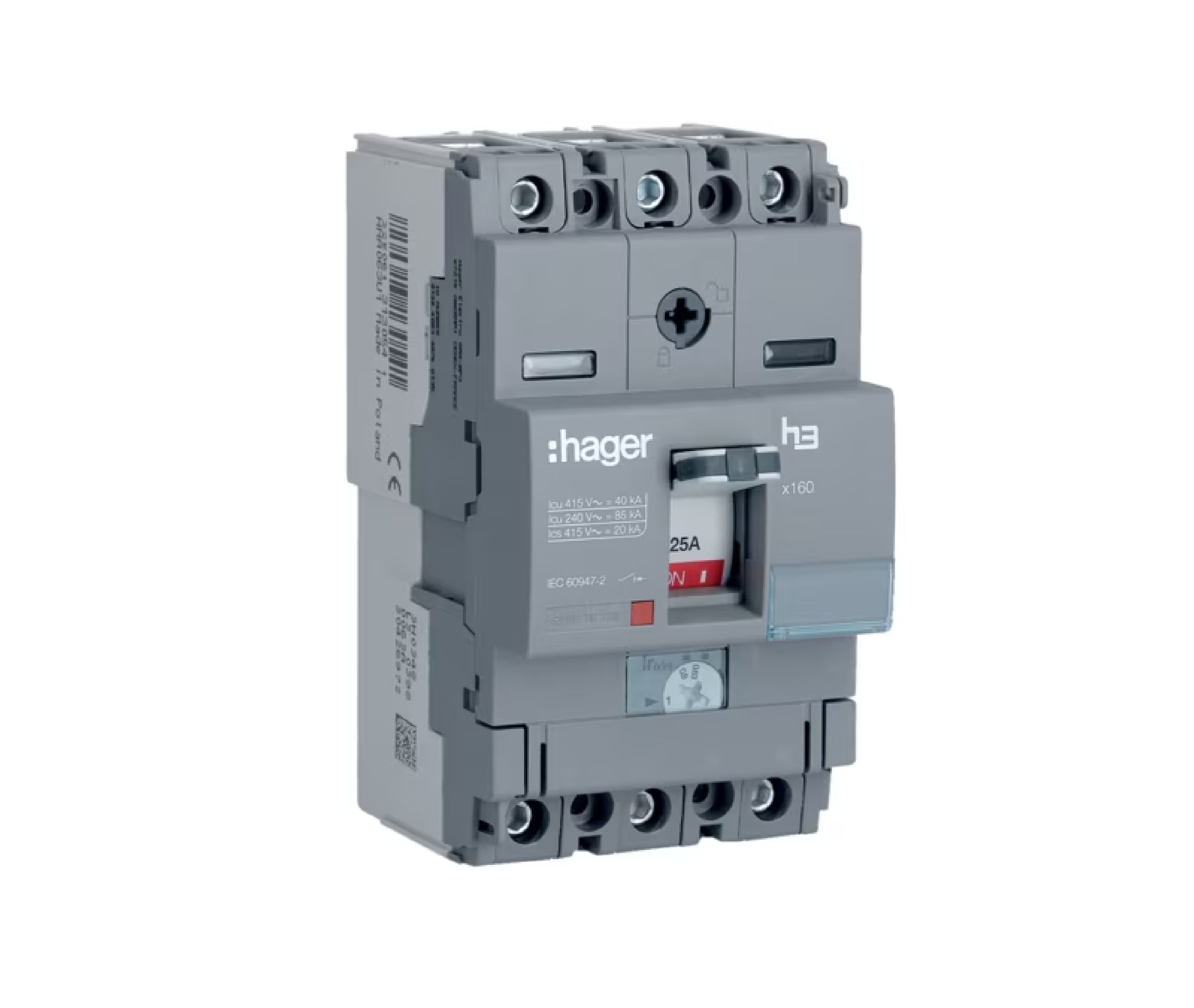 3P 40kA 25A ayr/sbt Kompak Şalter x160