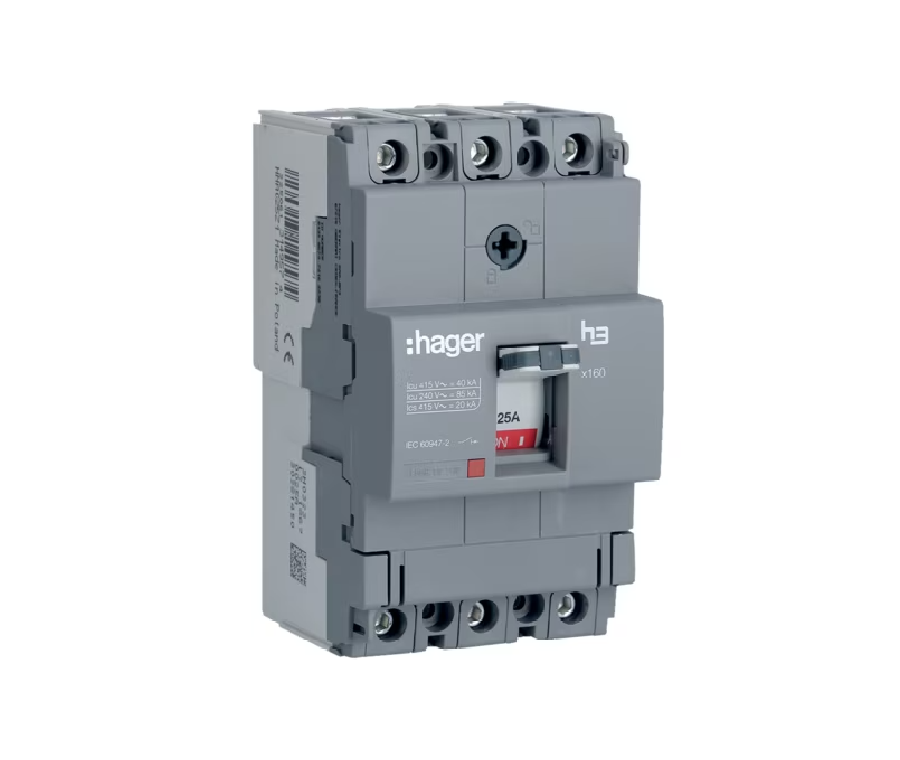 3P 40kA 25A sbt/sbt Kompak Şalter x160