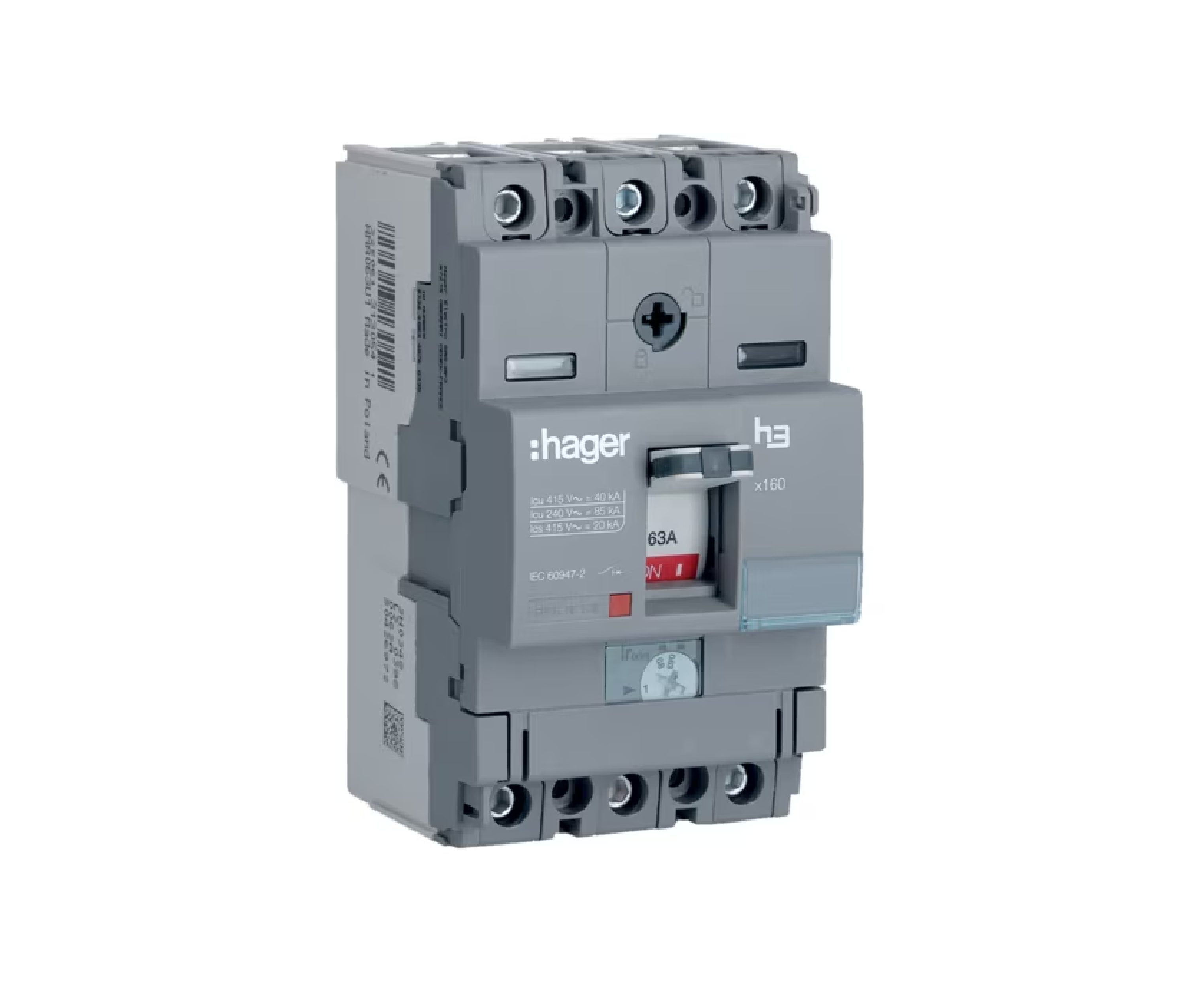 3P 40kA 63A ayr/sbt Kompak Şalter x160