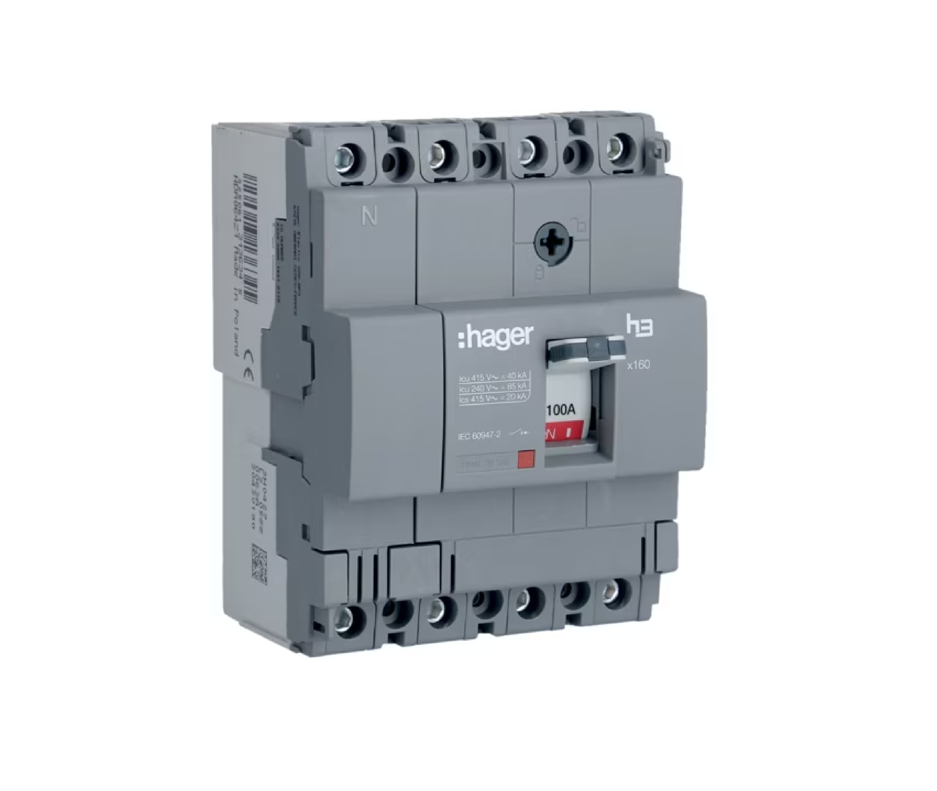 4P 40kA 100A sbt/sbt Kompak Şalter x160