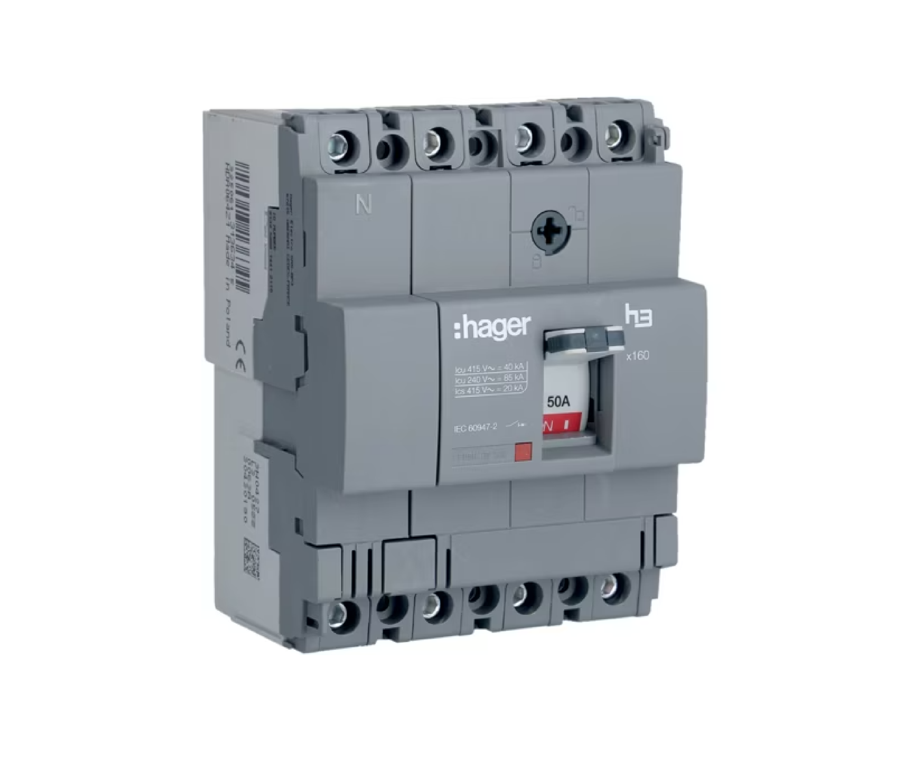4P 40kA 50A sbt/sbt Kompak Şalter x160