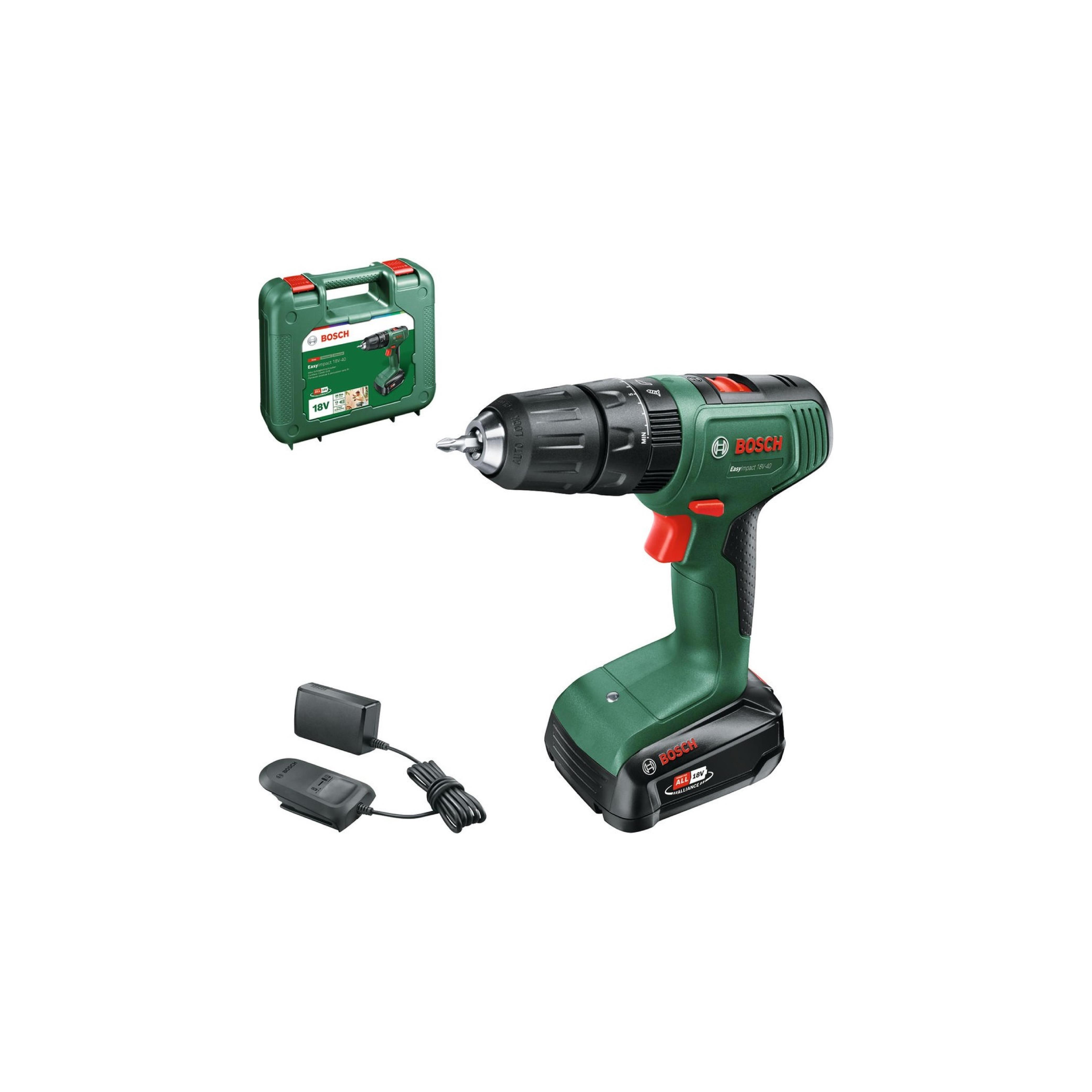 Bosch Easyımpact 18V-40 2.0AH Tek Akülü Darbeli Delme Vidalama Makinesi