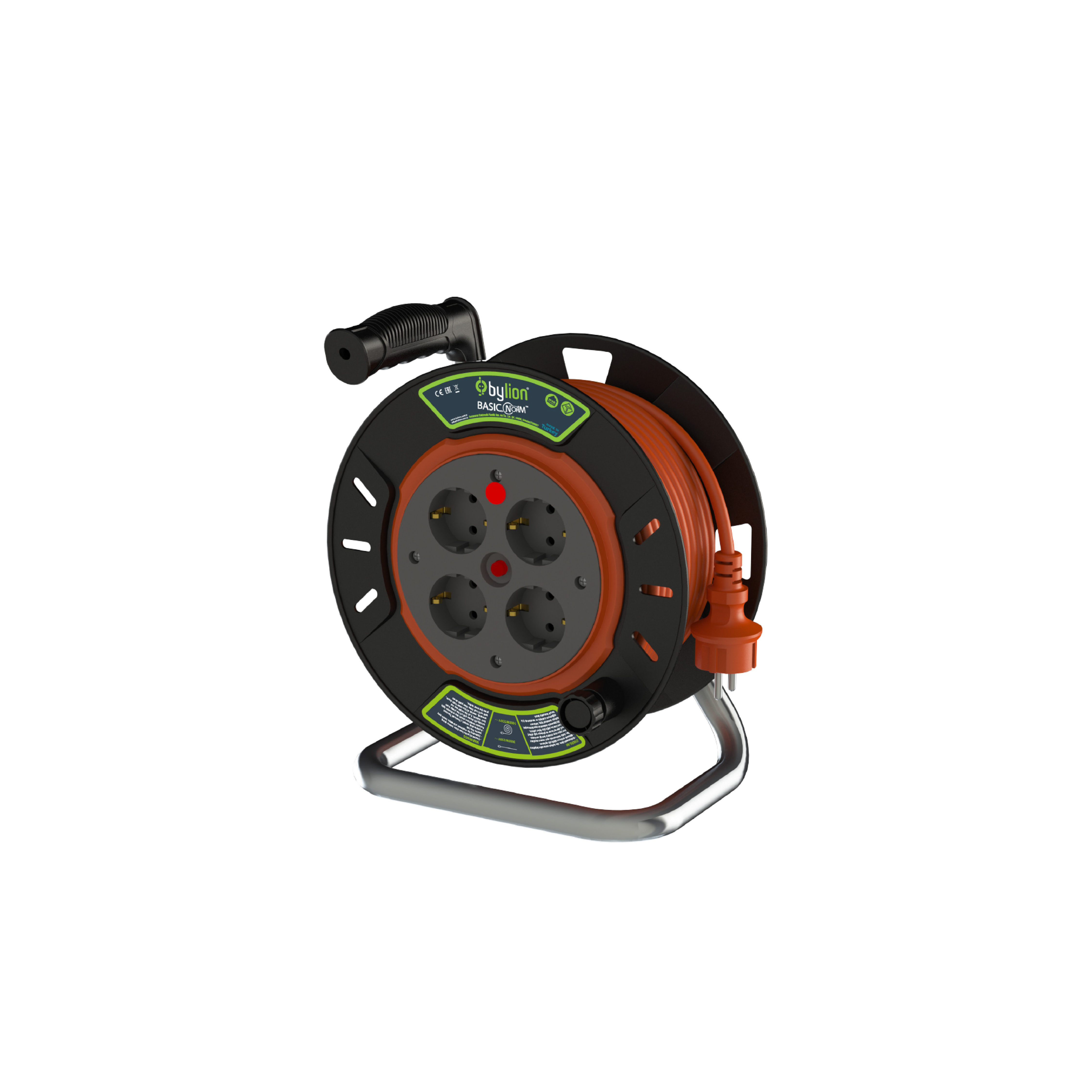 BYLİON PLASTİK MAKARA 25 m KAPASİTELİ (KABLOSUZ)