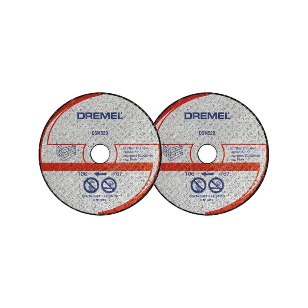 DREMEL DSM20 DUVAR KESME DİSKİ (DSM520) 3'LÜ