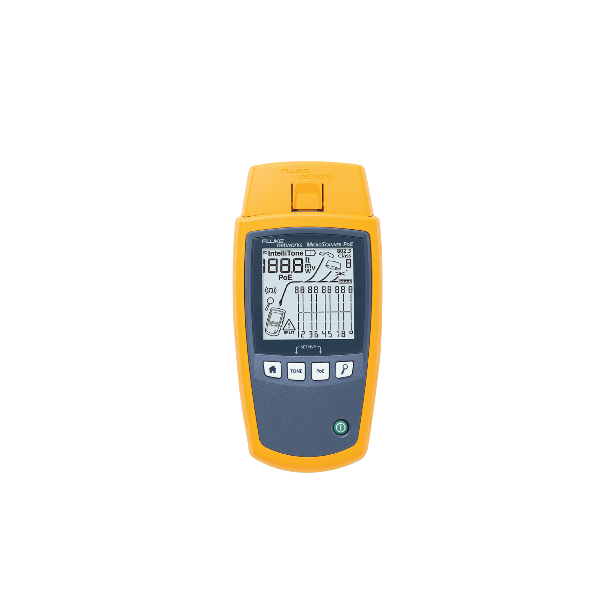 Fluke MS-POE MicroScanner² Cable Verifier