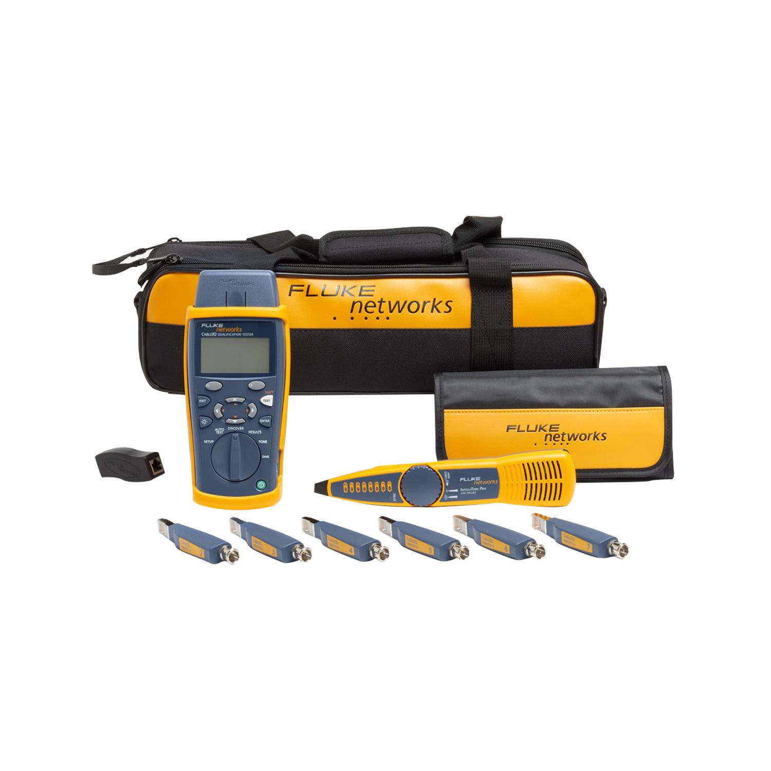 FlukeMicro Scanner PoE Verifier with MS-POE Wiremap Adapter Intellitone Pro 200 Probe