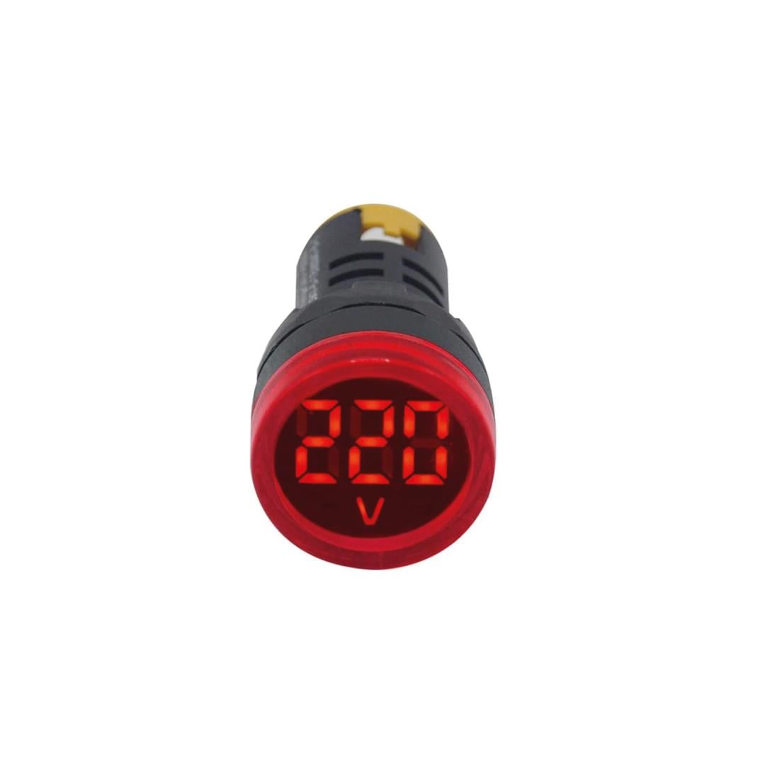 GWEST - 22mm KIRMIZI 24V-450V VOLTMETRE - 10ADET
