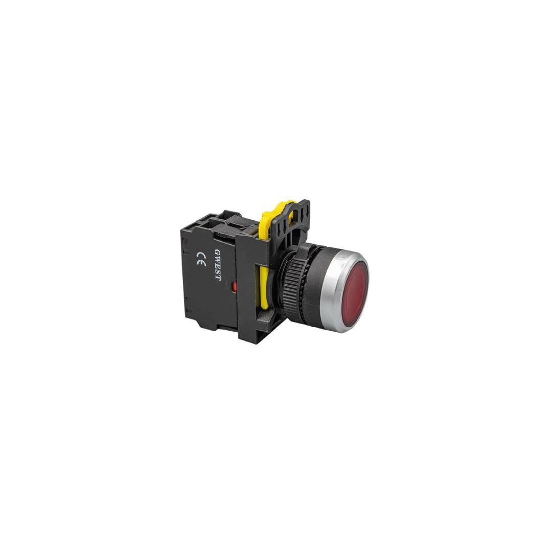 GWEST - A5-01D-110 (KIRMIZI) 110V. LED IŞIKLI STOP BUTON - 10ADET