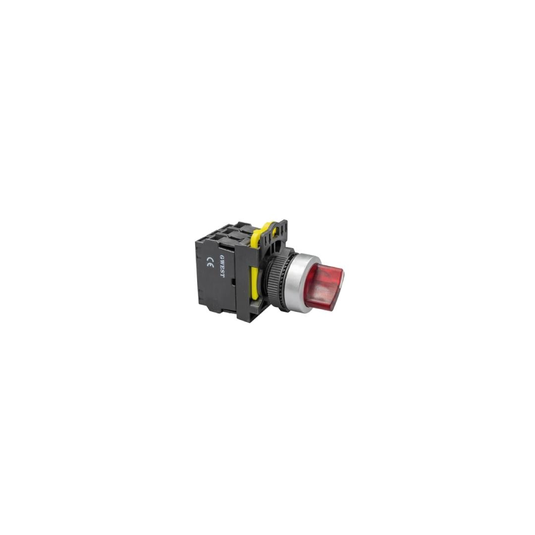 GWEST - A5-01XD (KIRMIZI) 220V. LED IŞIKLI ( 0-1 ) - 10ADET