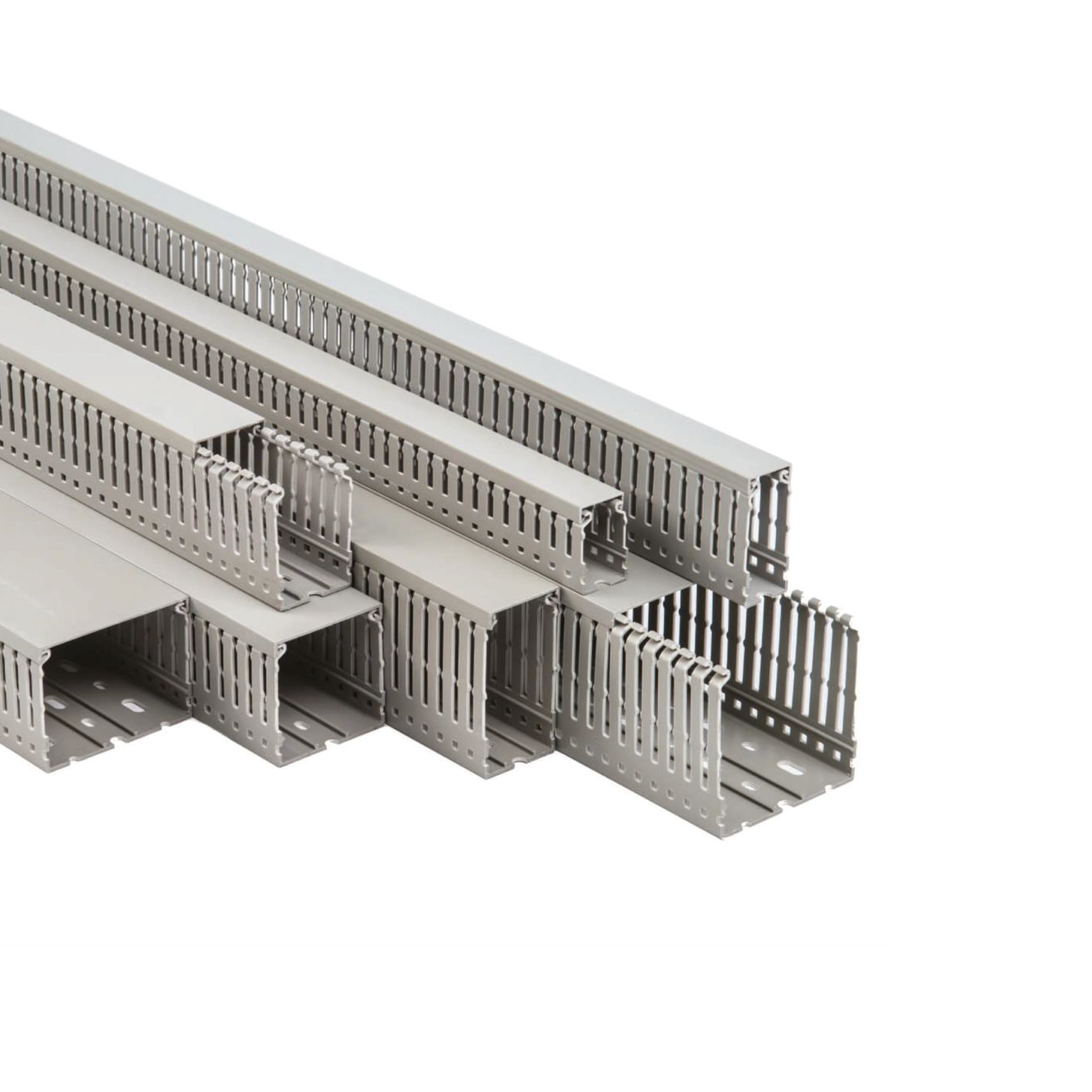 MUTLUSAN - 80X100 KABLO KAN.(DELİKLİ)(GRİ)(2M)(PROMEX)