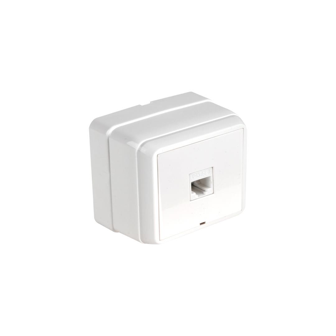 MUTLUSAN - BRON S/Ü DATA PRİZİ 1*RJ45 (CAT5) BEYAZ