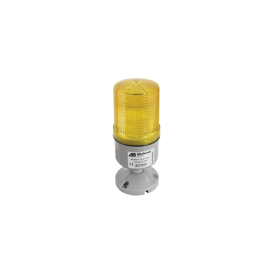 MUTLUSAN - İL-XLMB-VT8-24K MULTİ BUZZER (SABİT-FLAŞÖR-ÇAKAR-DÖNER) TABAN VİDALI MON. 24V DC