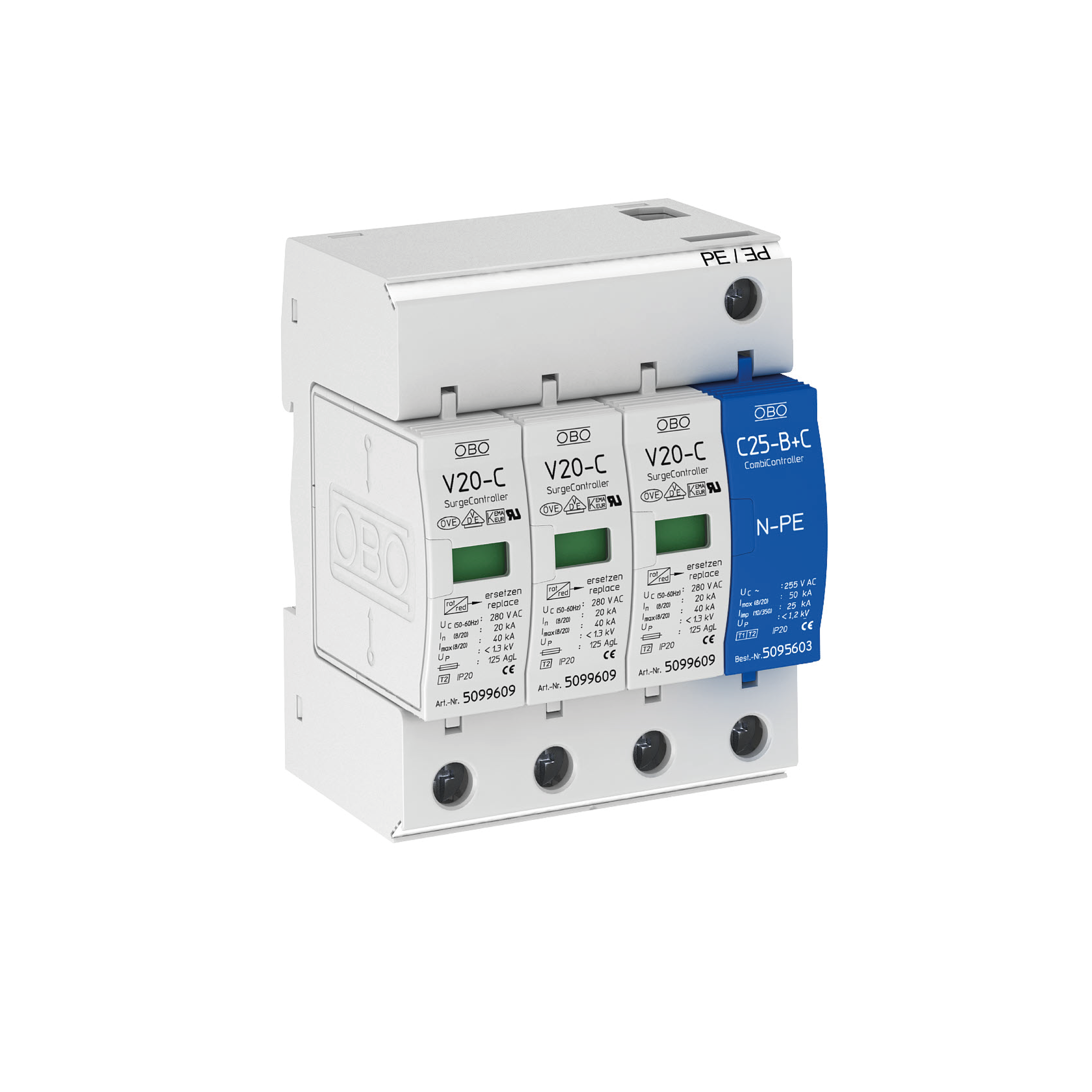 OBO V20-C 3+NPE-280 PARAFUDR