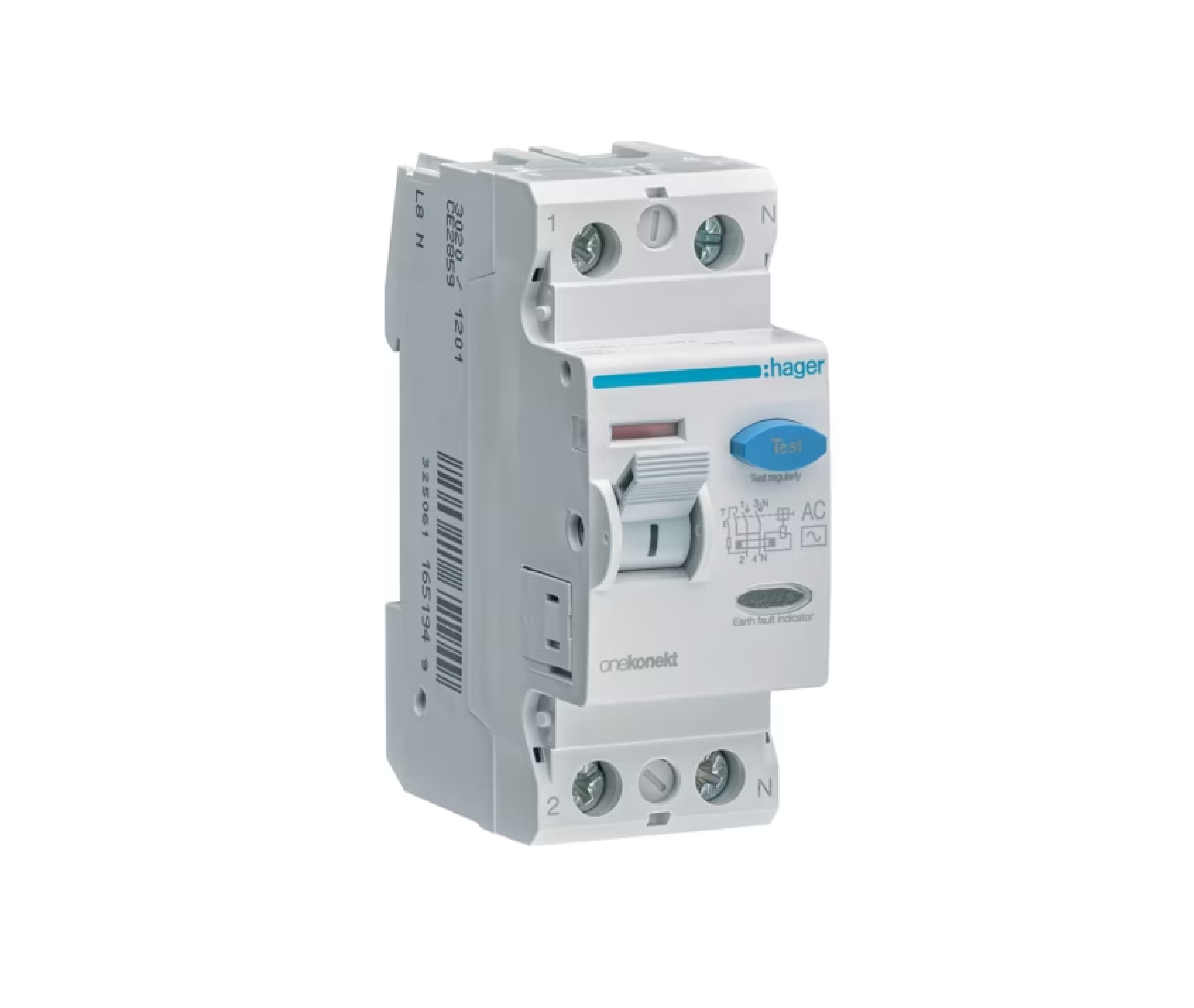 RCCB 2P 100A 300mA AC