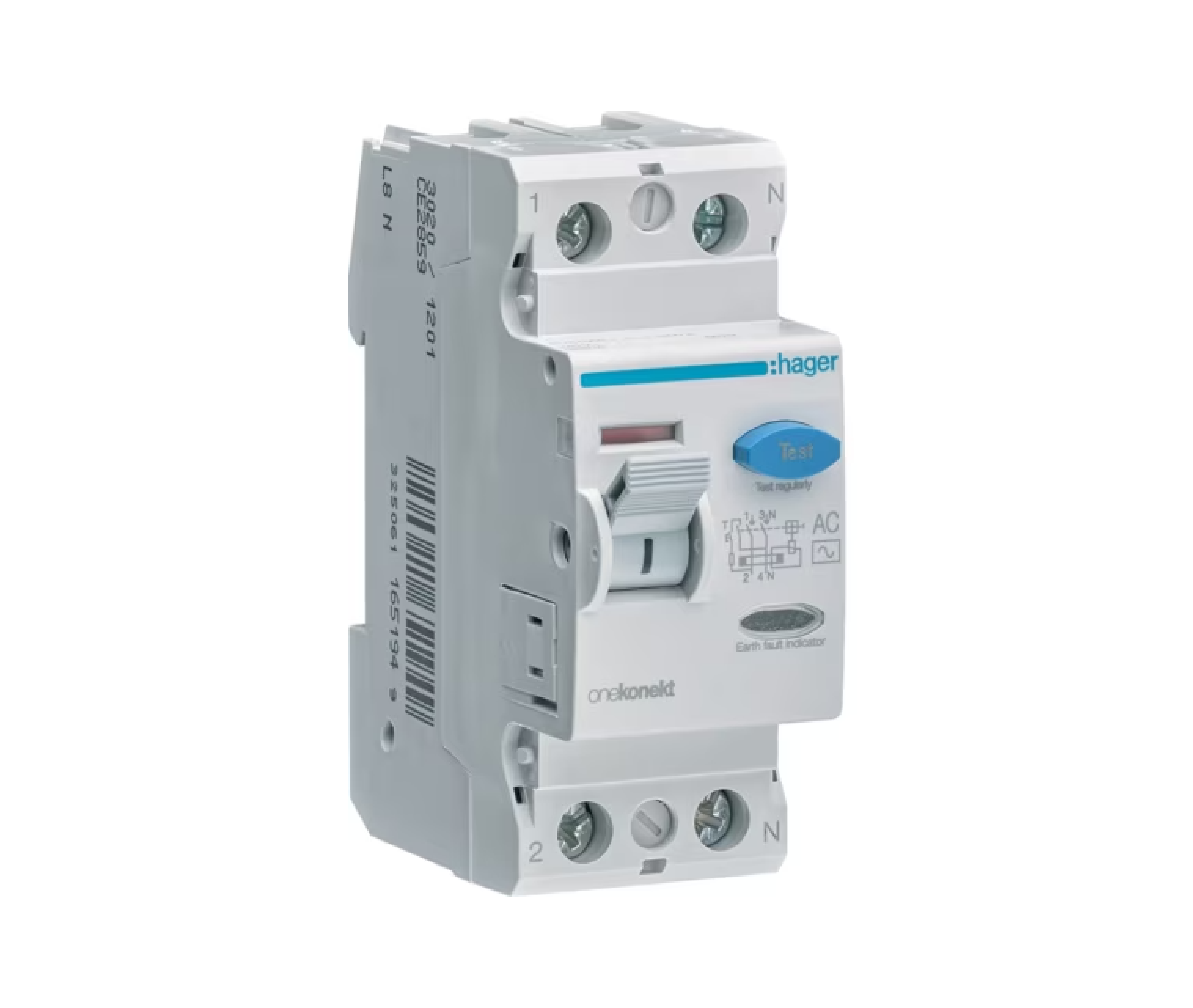RCCB 2P 80A 300mA AC