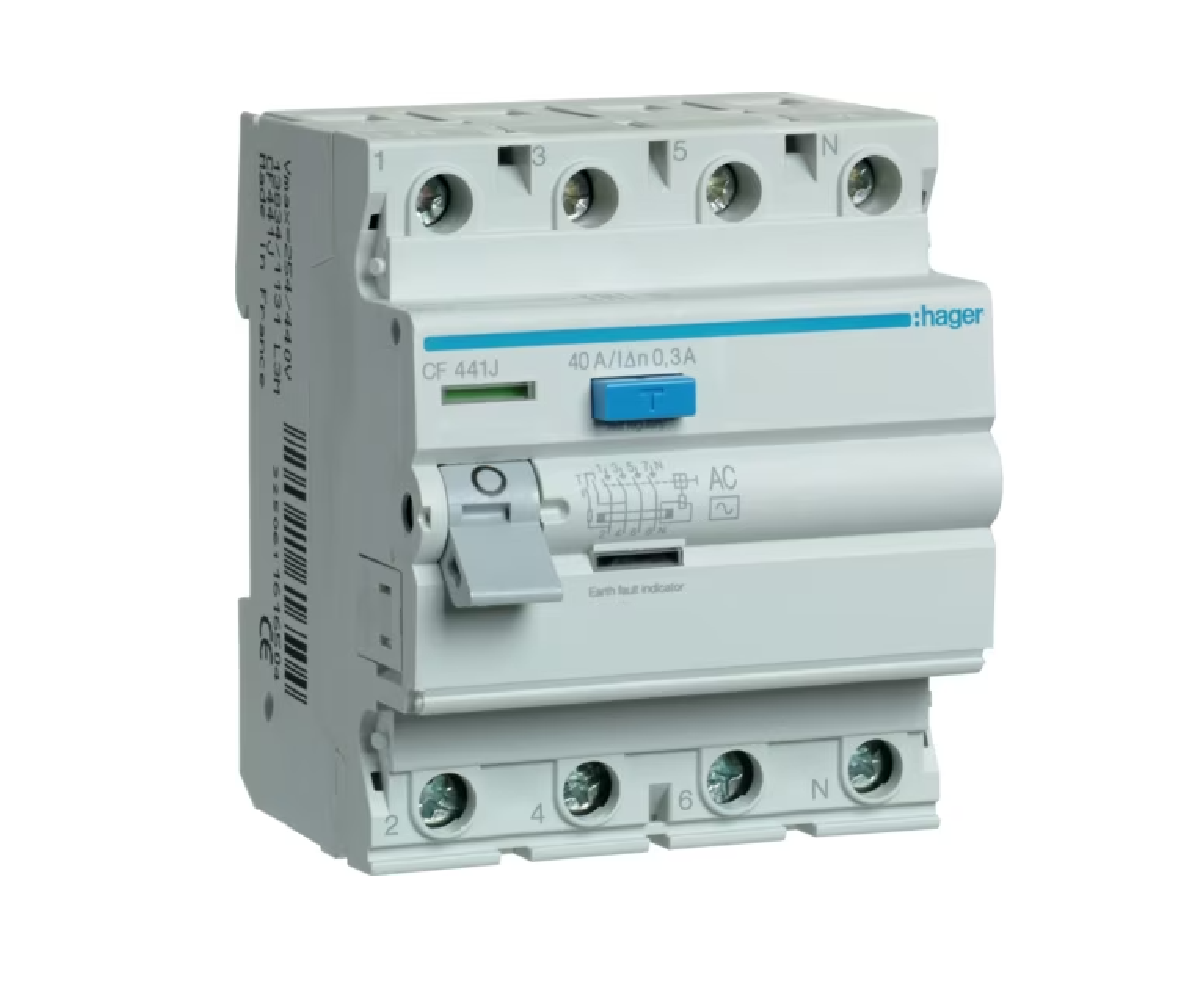 RCCB 4P 40A 300mA AC