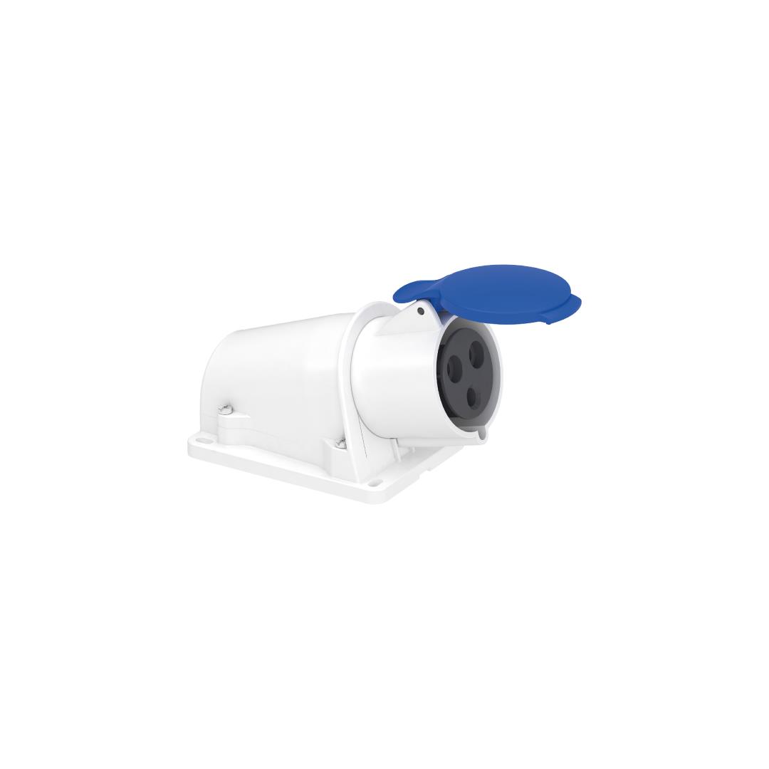 SCHNEIDER - 3x32A, monofaze, 2P+T, IP44, VİDALI Duvar Prizi