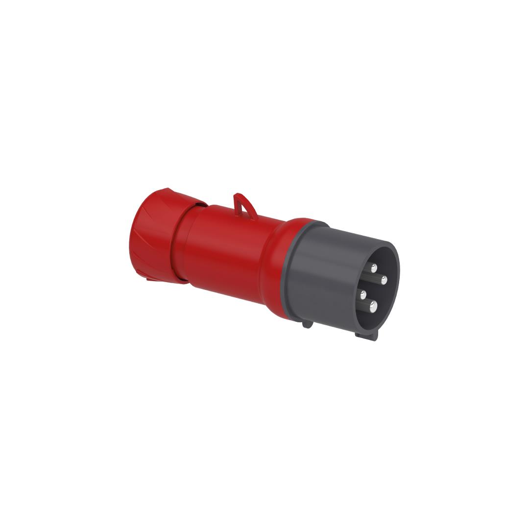 SCHNEIDER - 4x32A, trifaze, 3P+T, IP44, VİDALI, Düz Fiş 