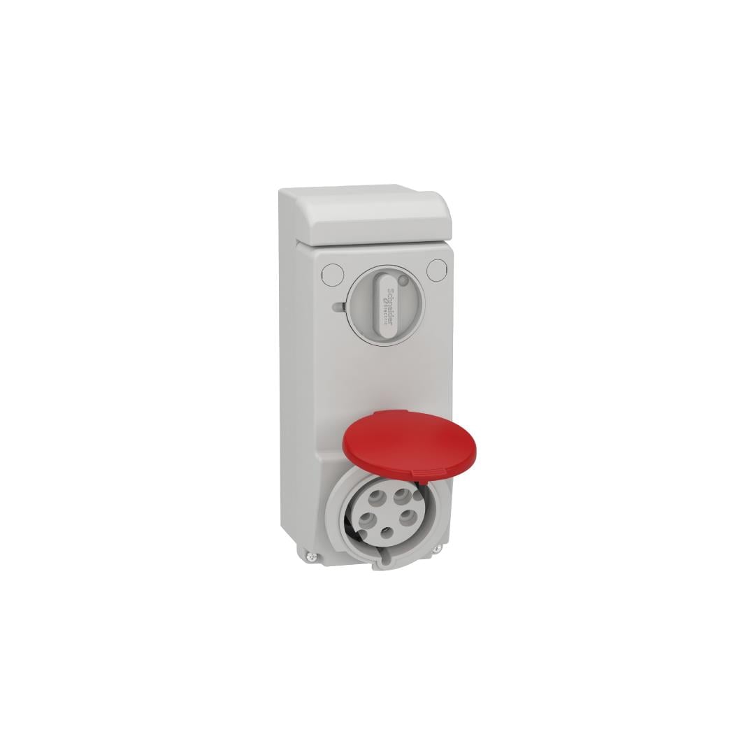 SCHNEIDER - 5 x 32, trifaze, 3P+N+T IP44 Duvar Prizi