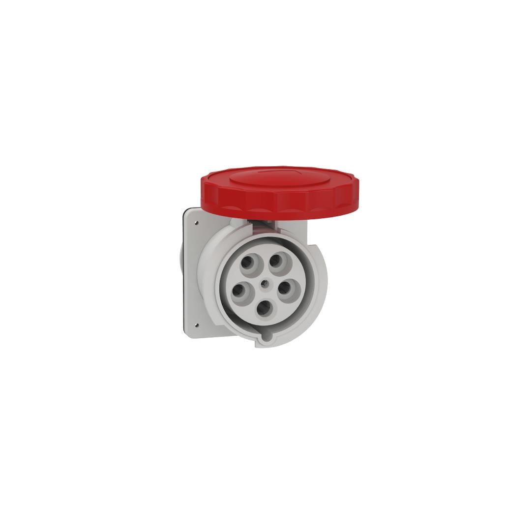 SCHNEIDER - 5x125A, trifaze, 3P+N, IP67, VİDALI, Düz Makine Prizi