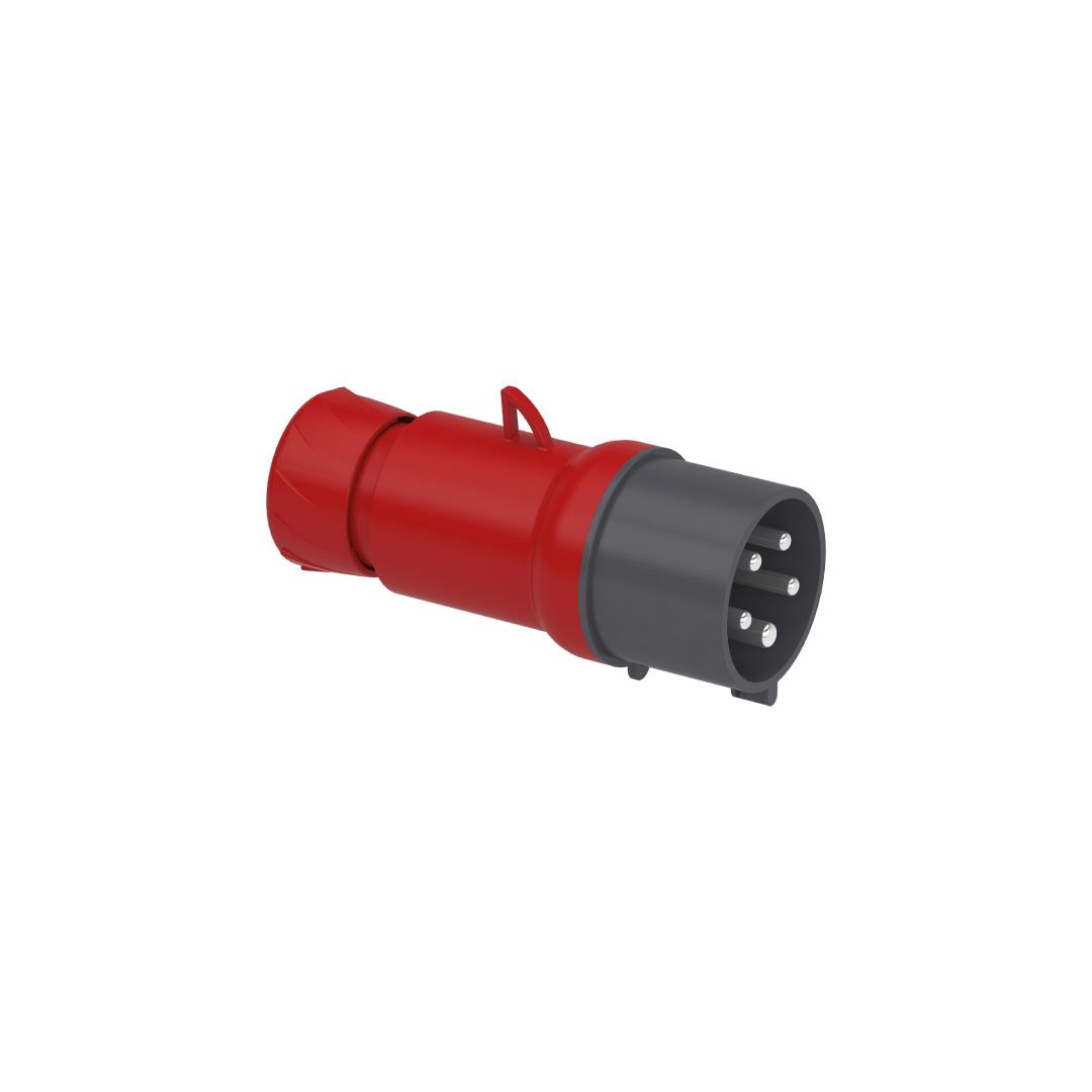 SCHNEIDER - 5x32A, trifaze, 3P+N+T, IP44, VİDALI, Düz Fiş 