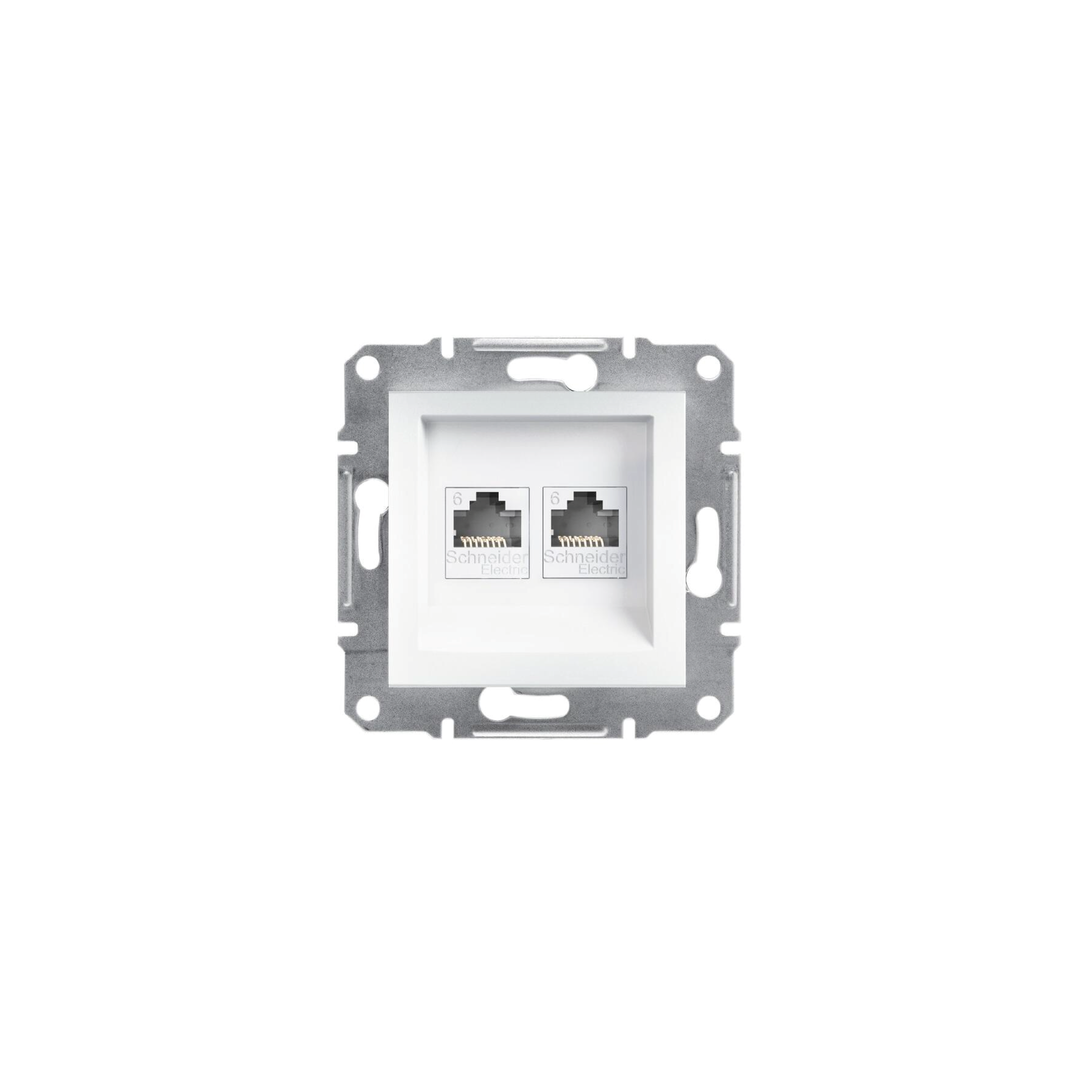SCHNEIDER - Asfora RJ11 + RJ45 Cat5e