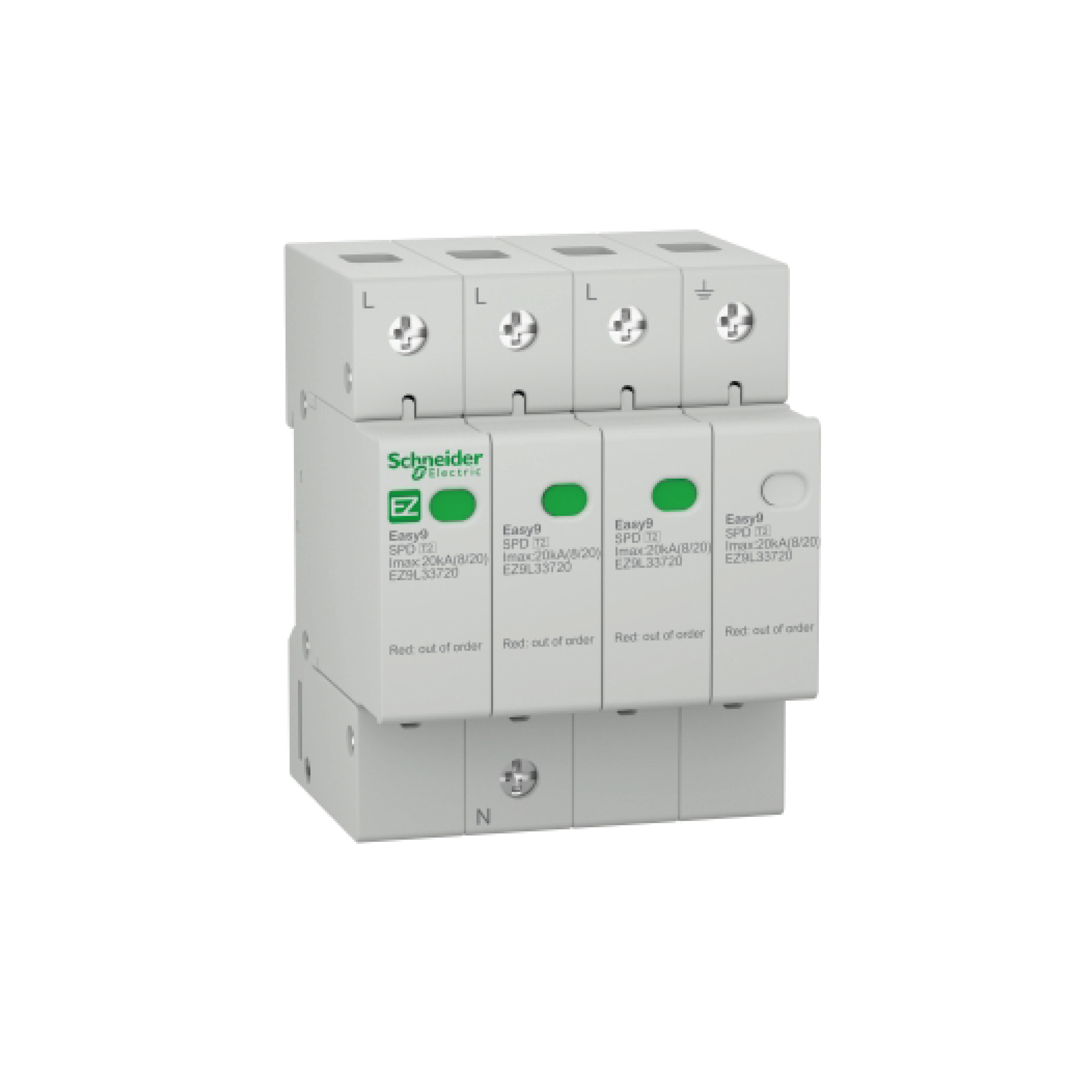 SCHNEIDER - Easy9 Parafudr 3P-N 20kA
