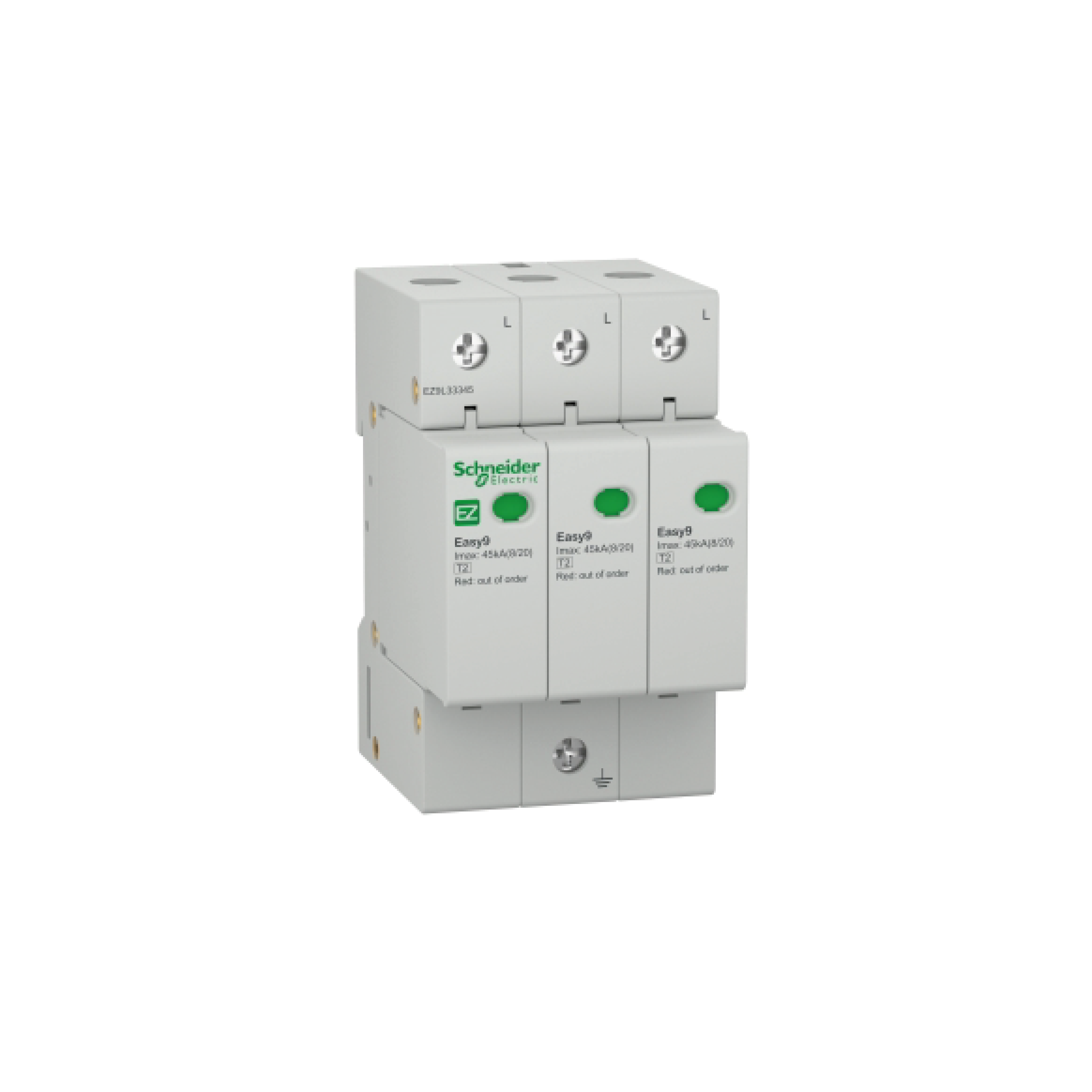 SCHNEIDER - Easy9 Parafudr T2 3P  45KA 400V